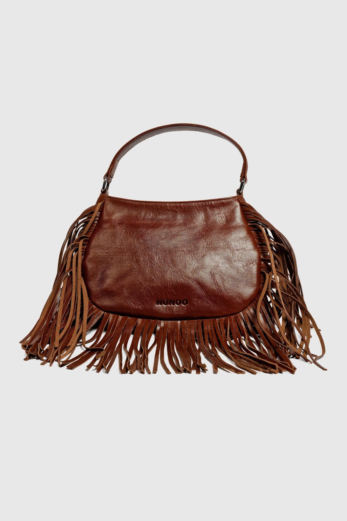 NUNOO BETTY FRINGE RIVER en color MARRON  (1)
