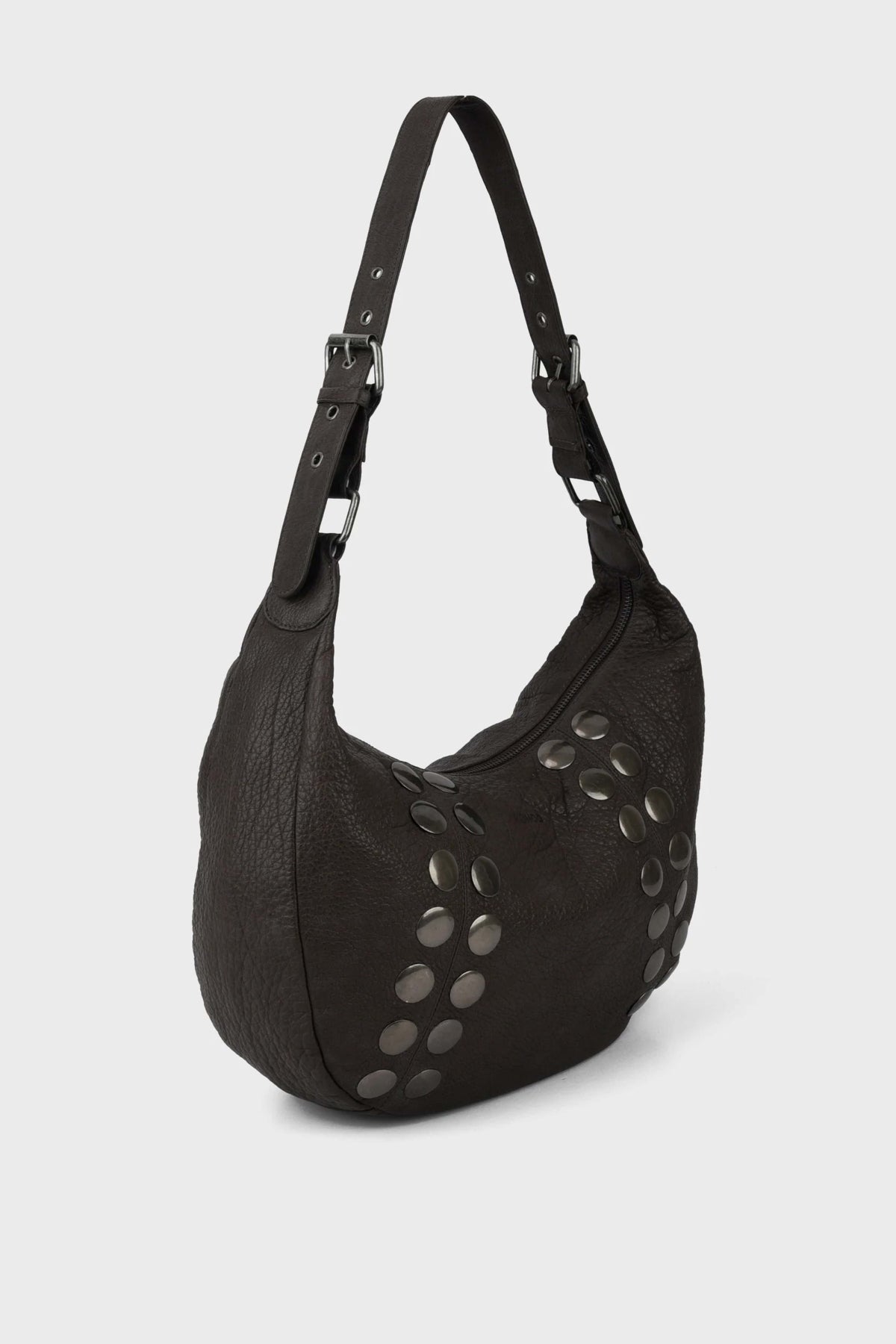 NUNOO  STELLA SMALL RIVET WASHE  en color MARRON  (3)
