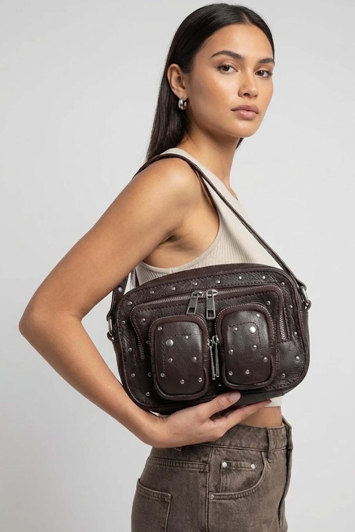 NUNOO  ELLIE RIVET MOUNTAIN en color MARRON  (1)