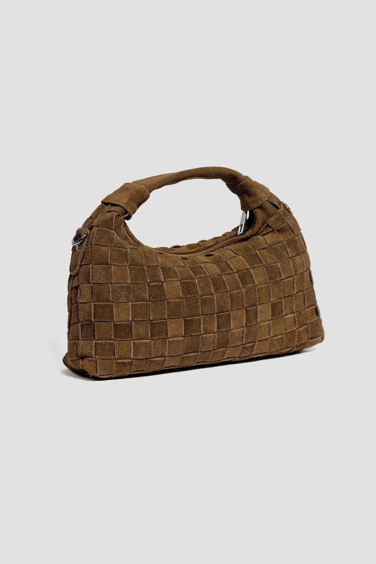 NUNOO MINI DANDY BRAIDED SUEDE en color VERDE  (3)