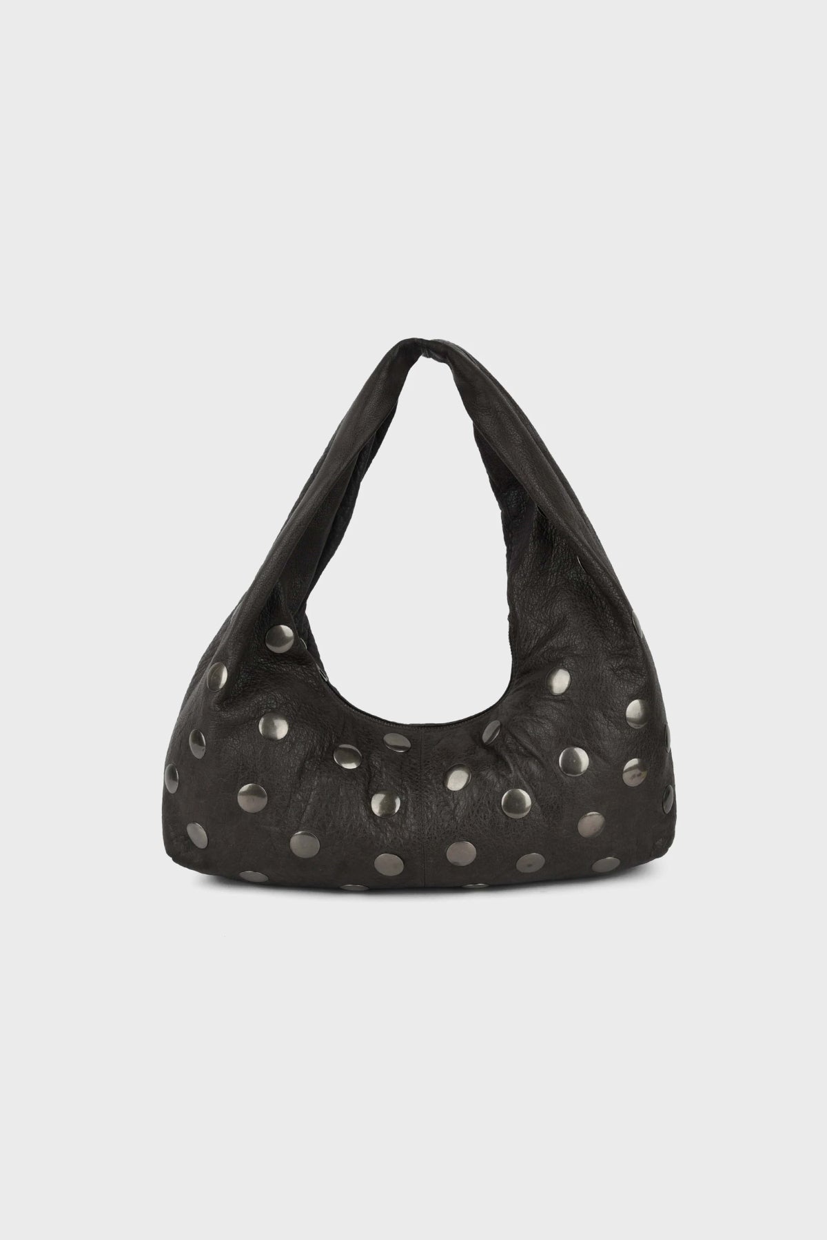 NUNOO  SMALL ALMA RIVET WASHED  en color MARRON  (1)