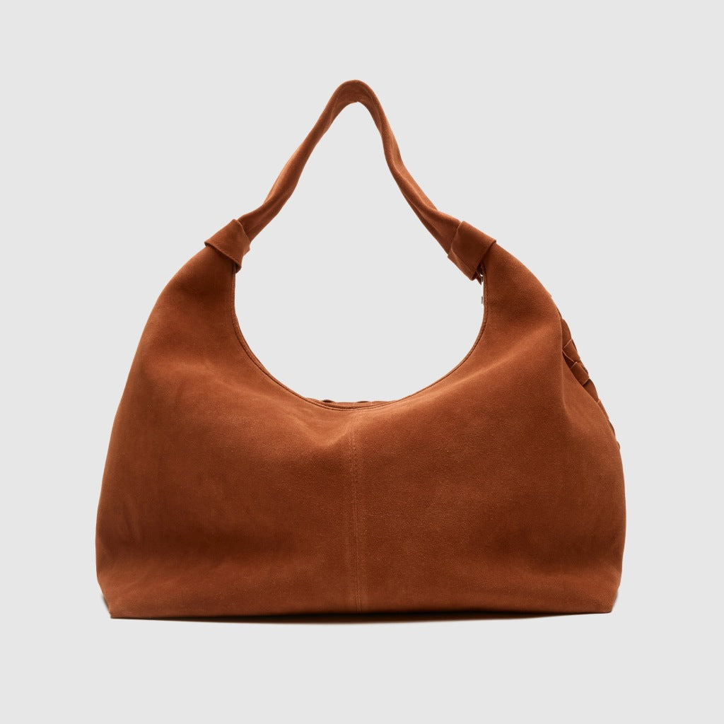 NUNOO NB MAXI DANDY BRAIDED SUEDE en color MARRON  (5)