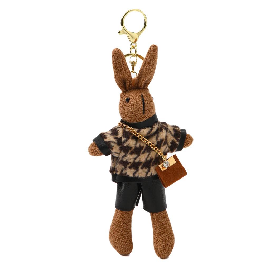 STICKY BESTIE  TEDDY BAG CHARM en color MARRON  (3)