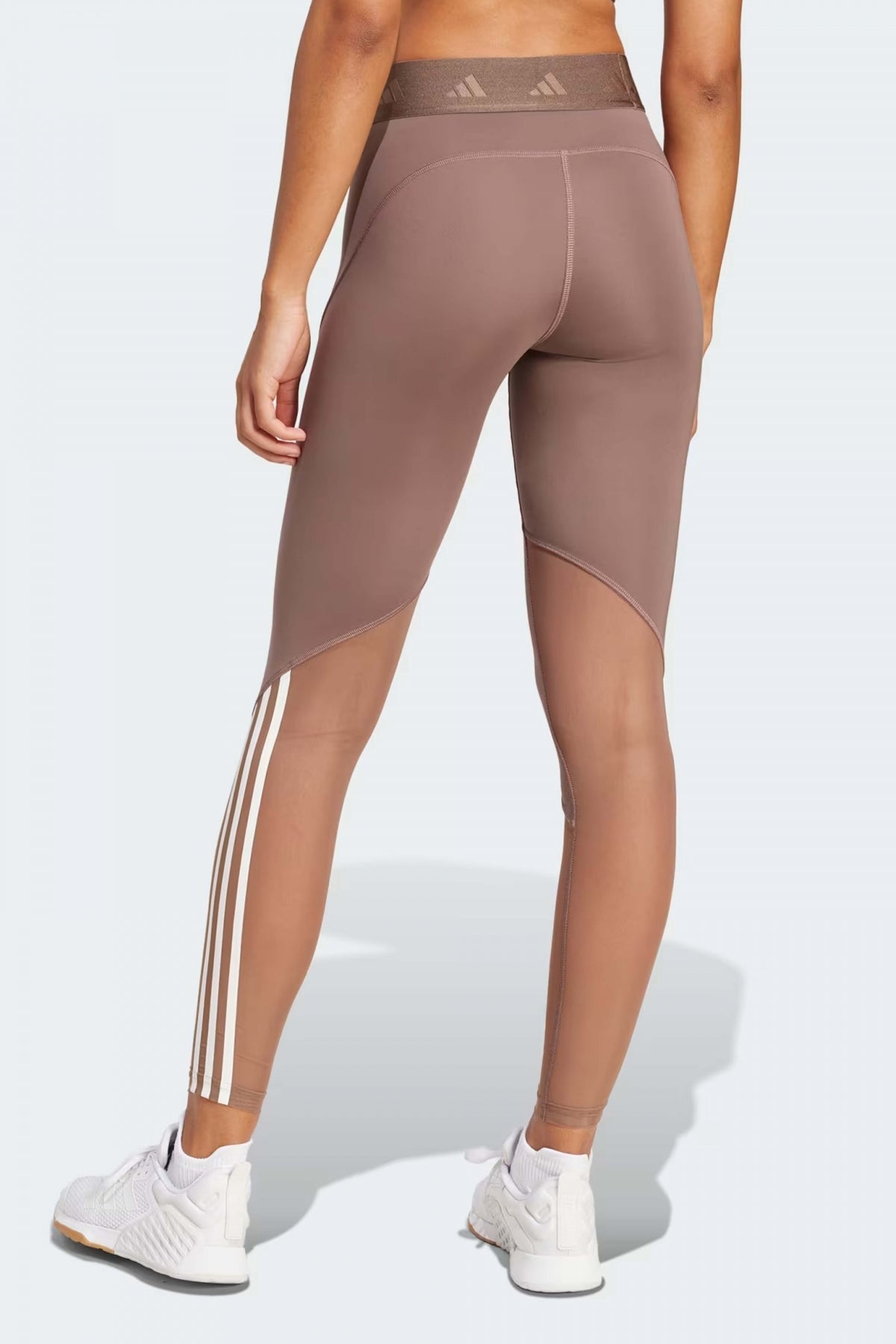 ADIDAS HYPERGLAM FULL-LENGTH LEGGINGS en color MARRON  (3)