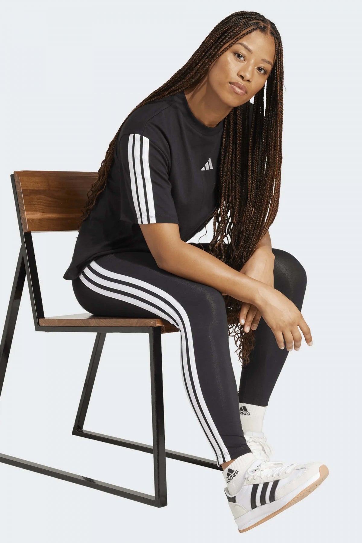 ADIDAS W S SJ LEG en color NEGRO  (4)
