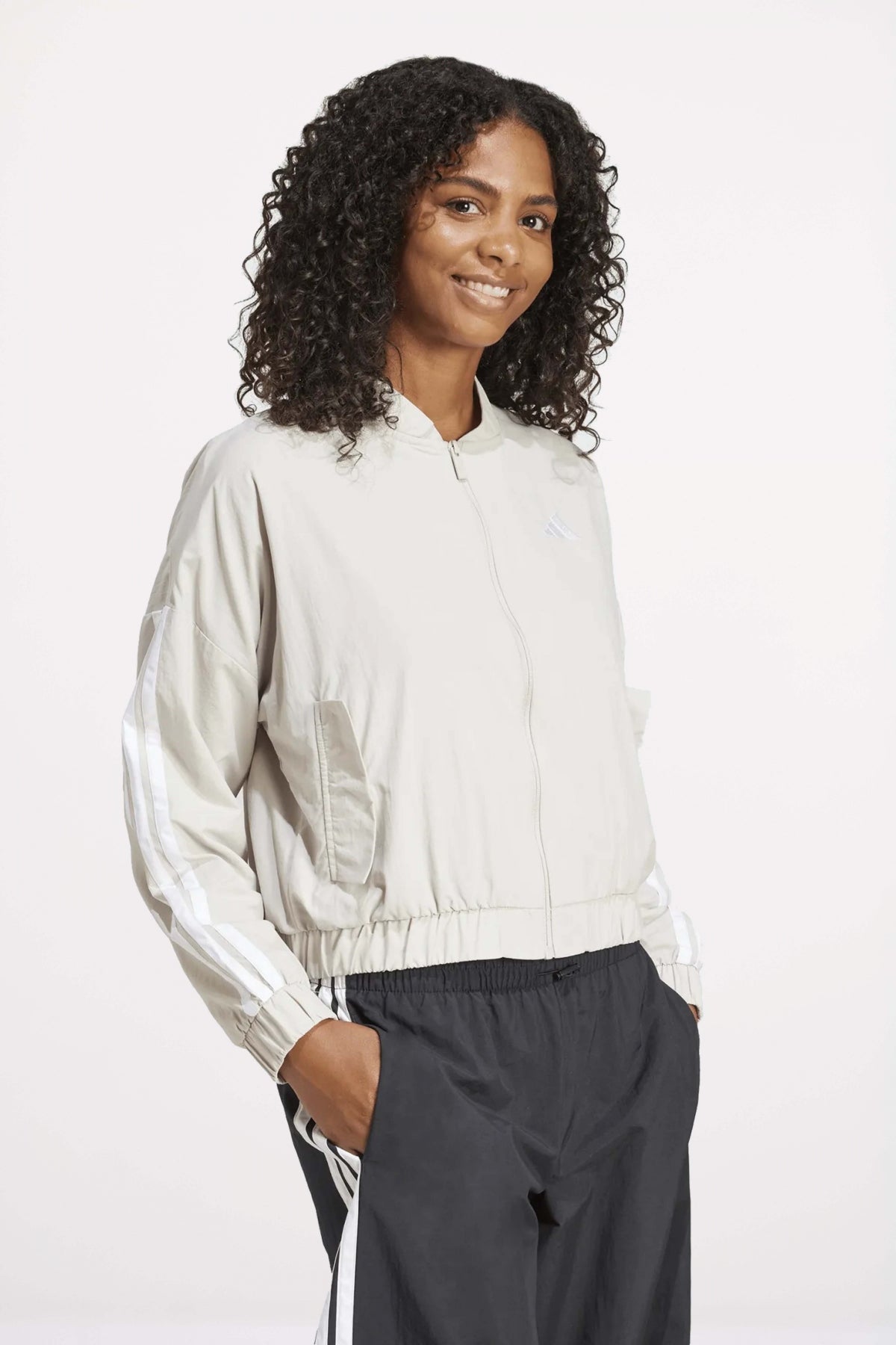 ADIDAS  W S WV BOMBER  en color BLANCO  (4)