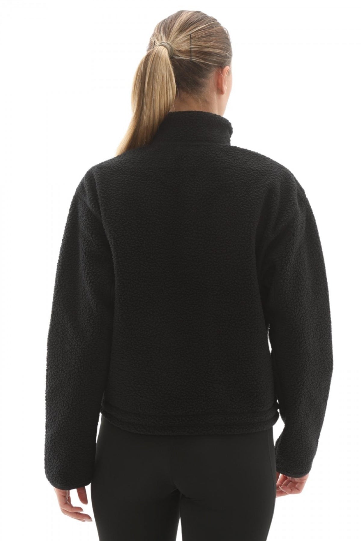 ADIDAS W CT FLEECE HZ en color NEGRO  (2)