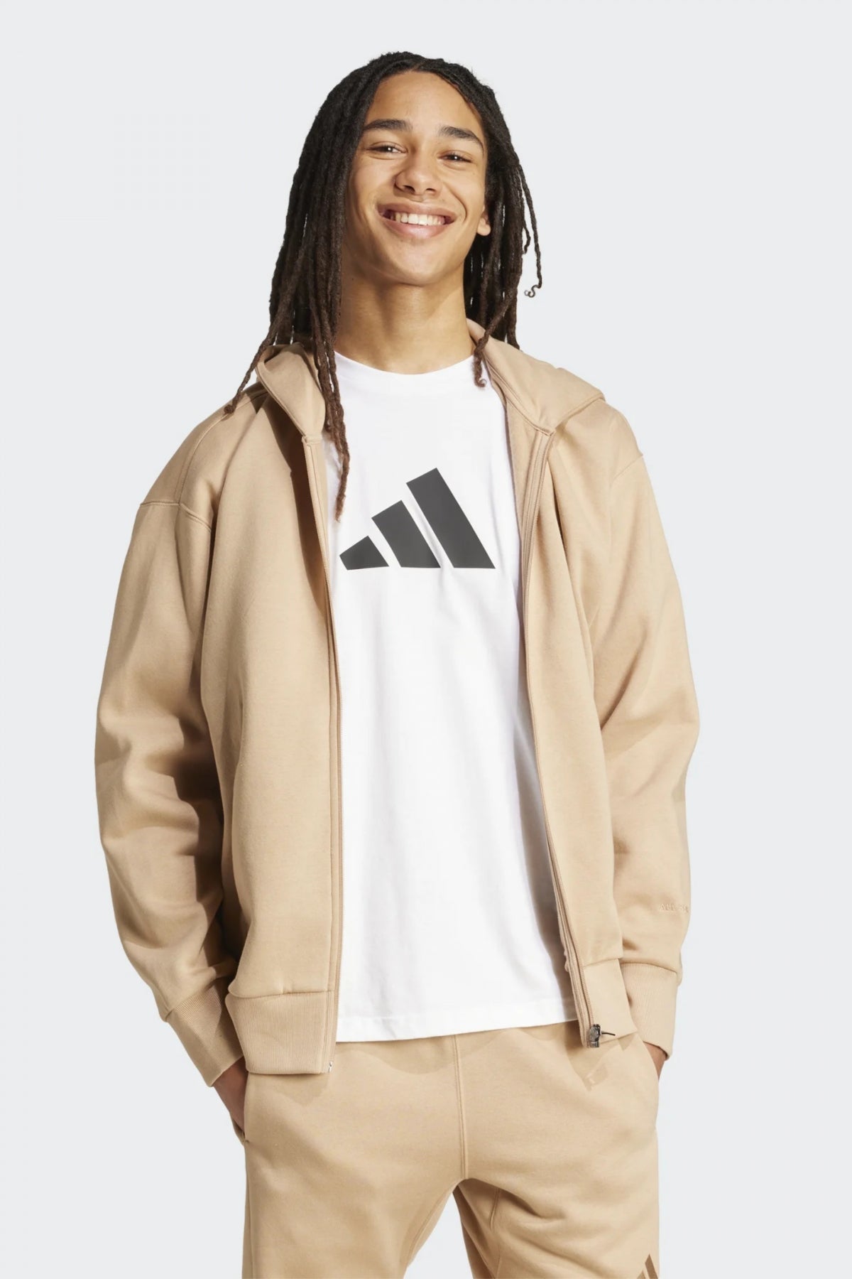 ADIDAS  M A SZN FL FZ  en color MARRON  (3)
