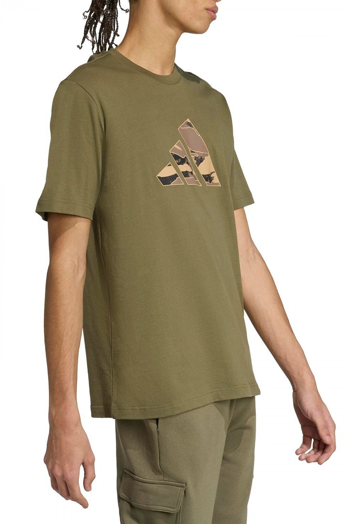 ADIDAS M CAMO LOGO T en color VERDE  (4)