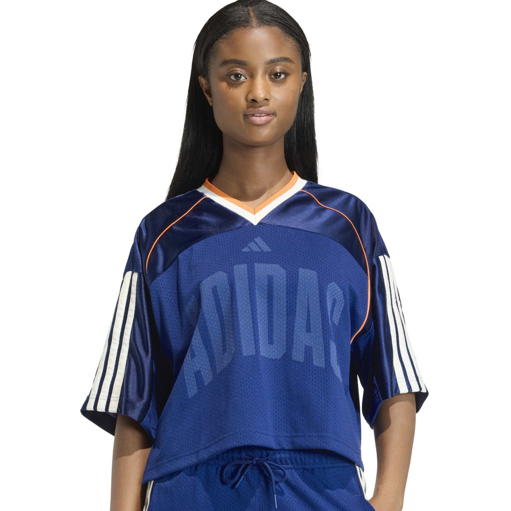 ADIDAS W STA SEAS TEE en color AZUL  (4)