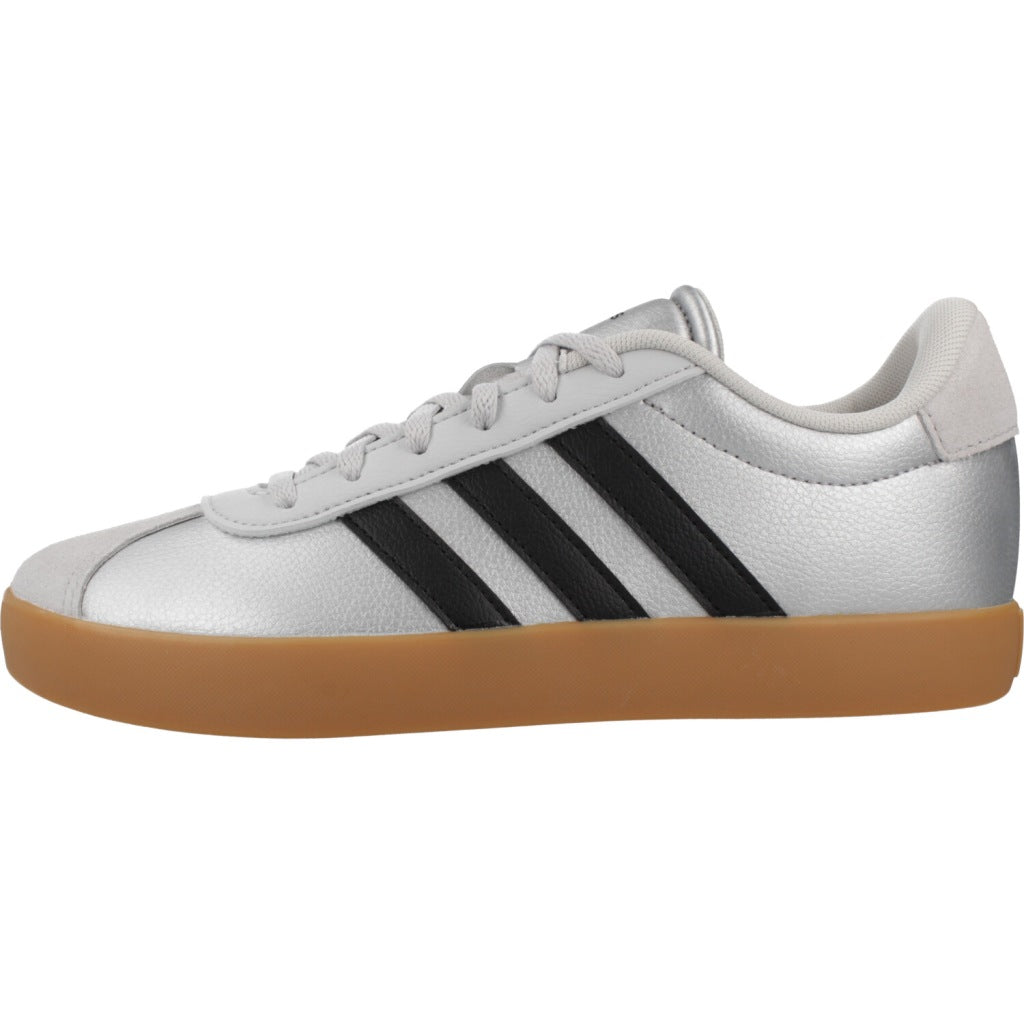 ADIDAS VL COURT . K en color GRIS  (2)