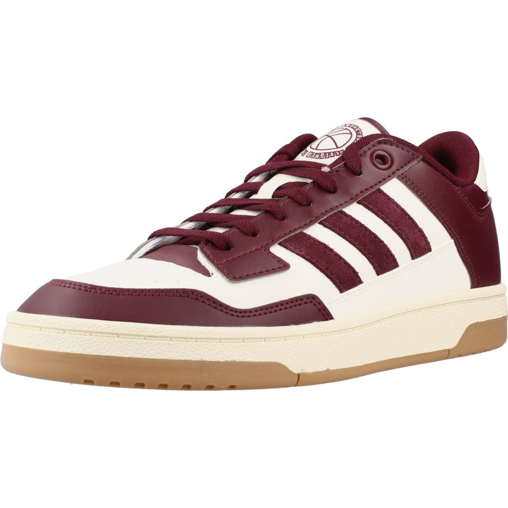ADIDAS RAPID COURT LOW en color BURDEOS  (1)