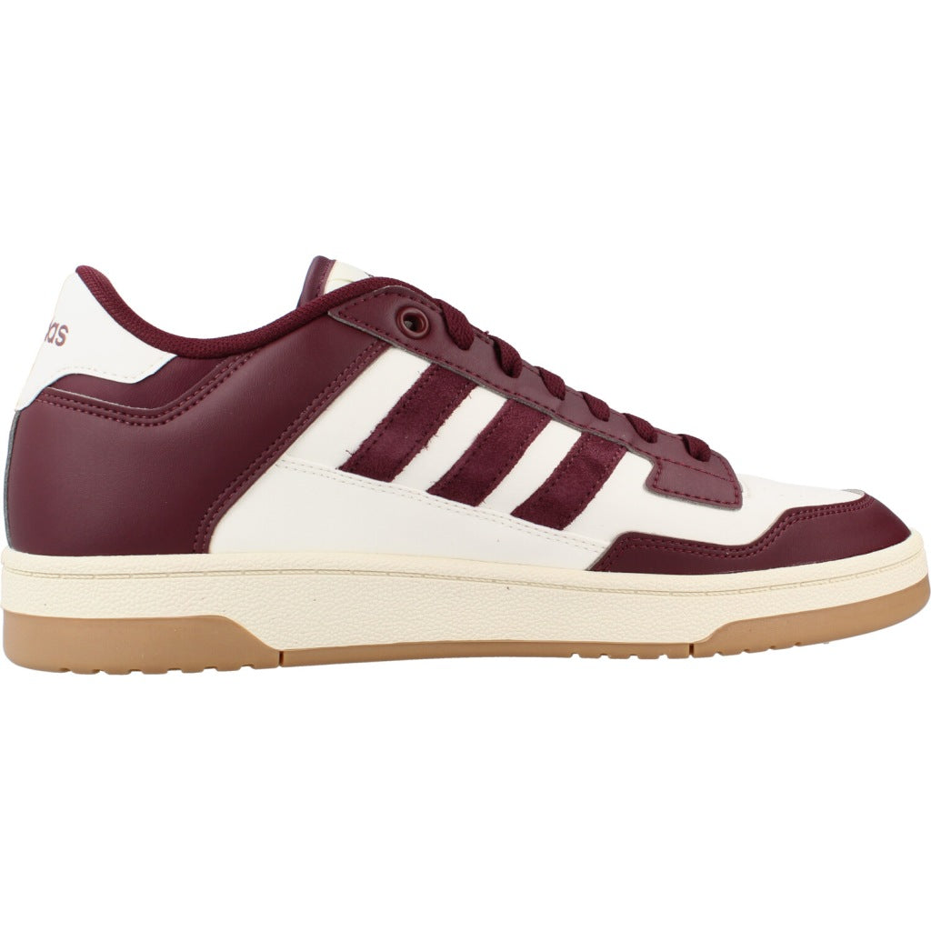 ADIDAS RAPID COURT LOW en color BURDEOS  (4)