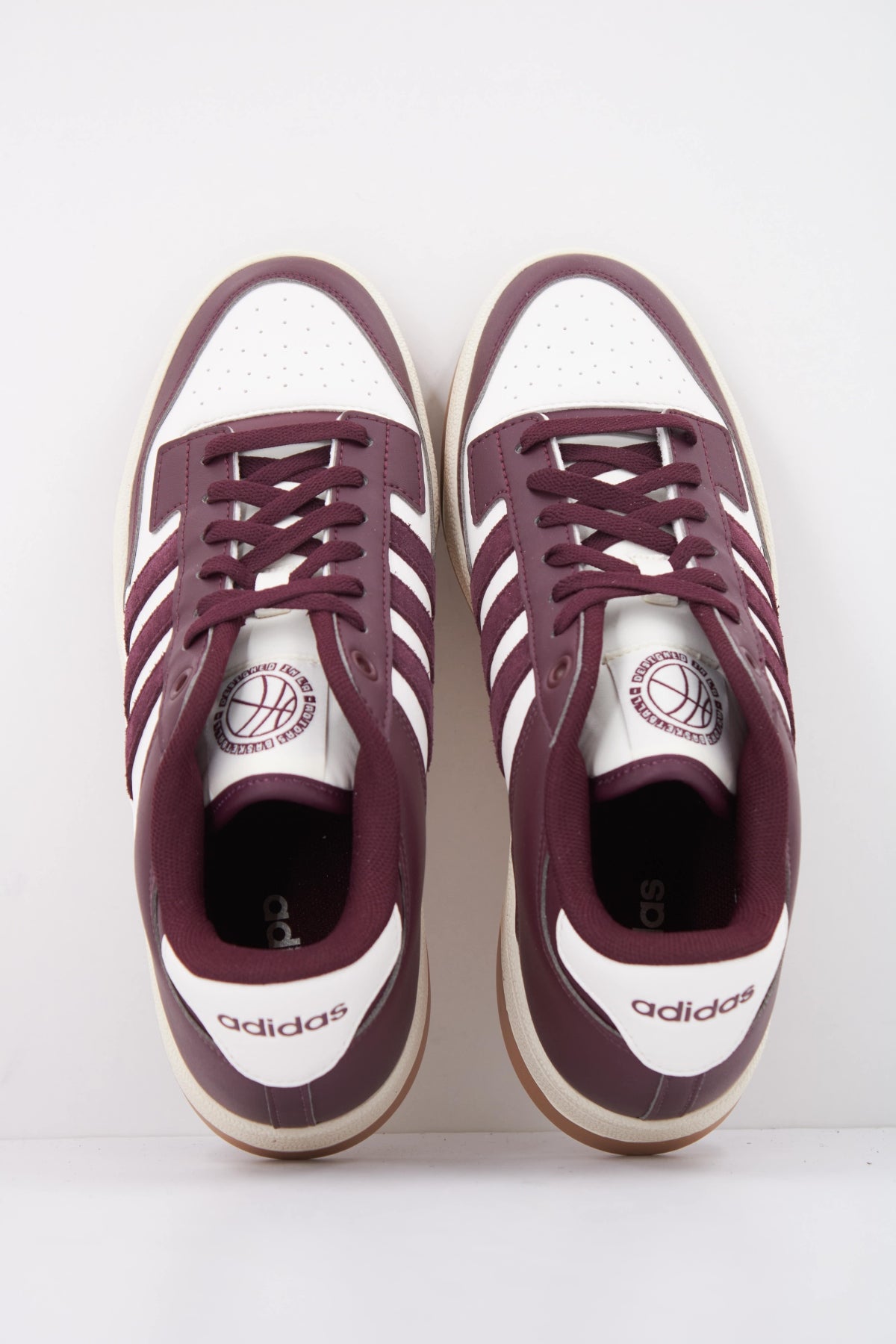 ADIDAS RAPID COURT LOW en color BURDEOS  (3)