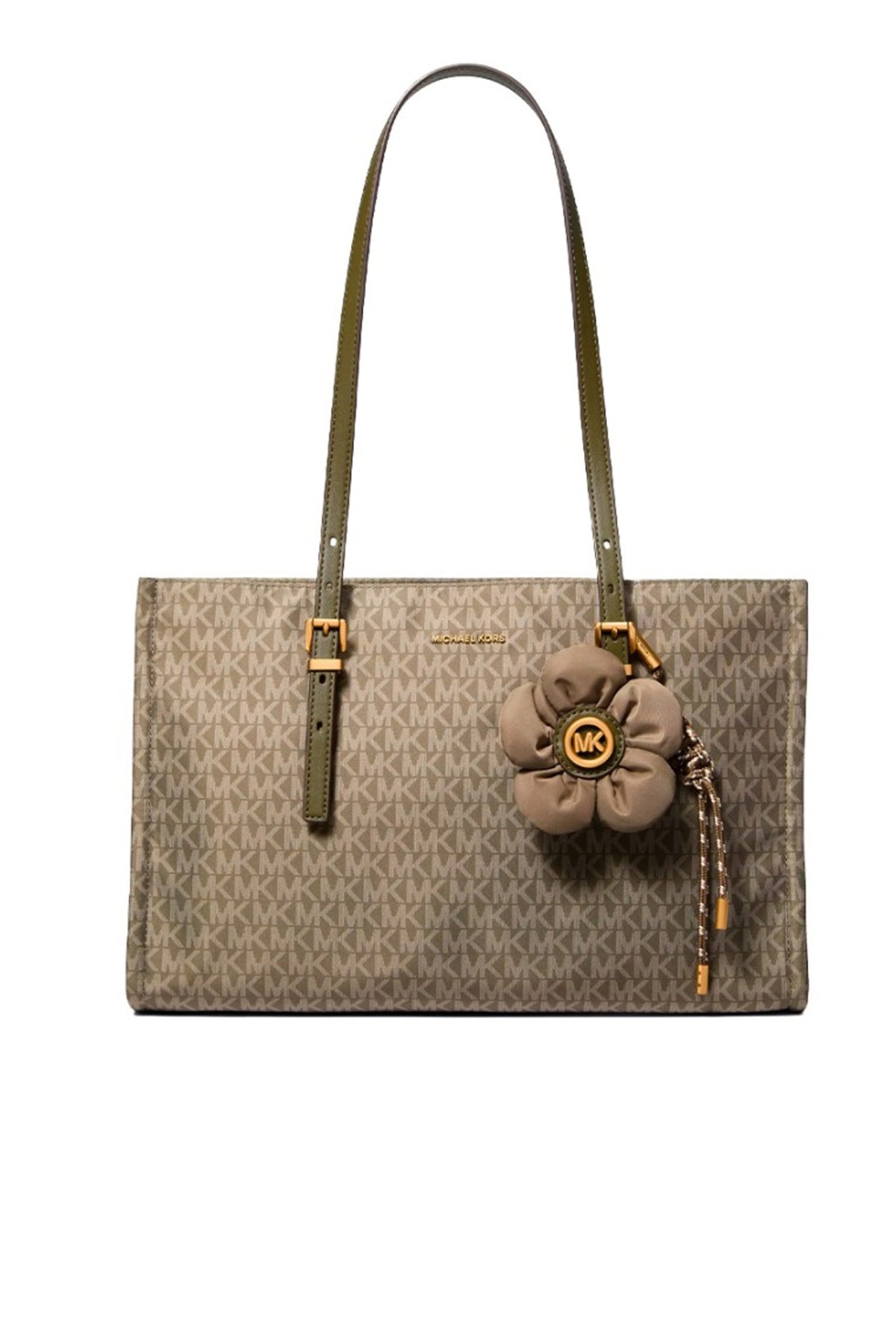MICHAEL KORS TAZTC MD EW TZ TOTE W CHARM en color MARRON  (3)