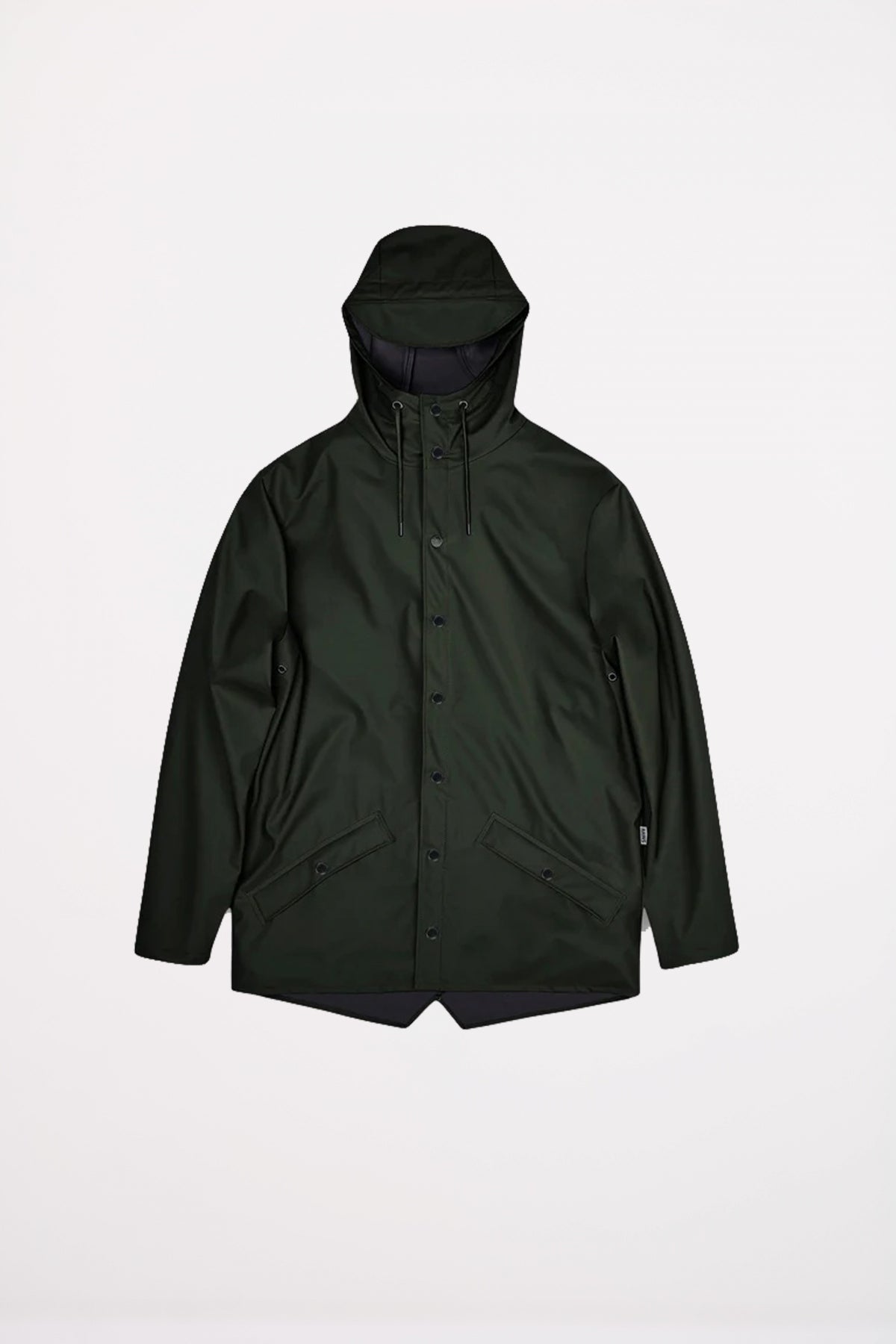 RAINS JACKET V en color VERDE  (2)