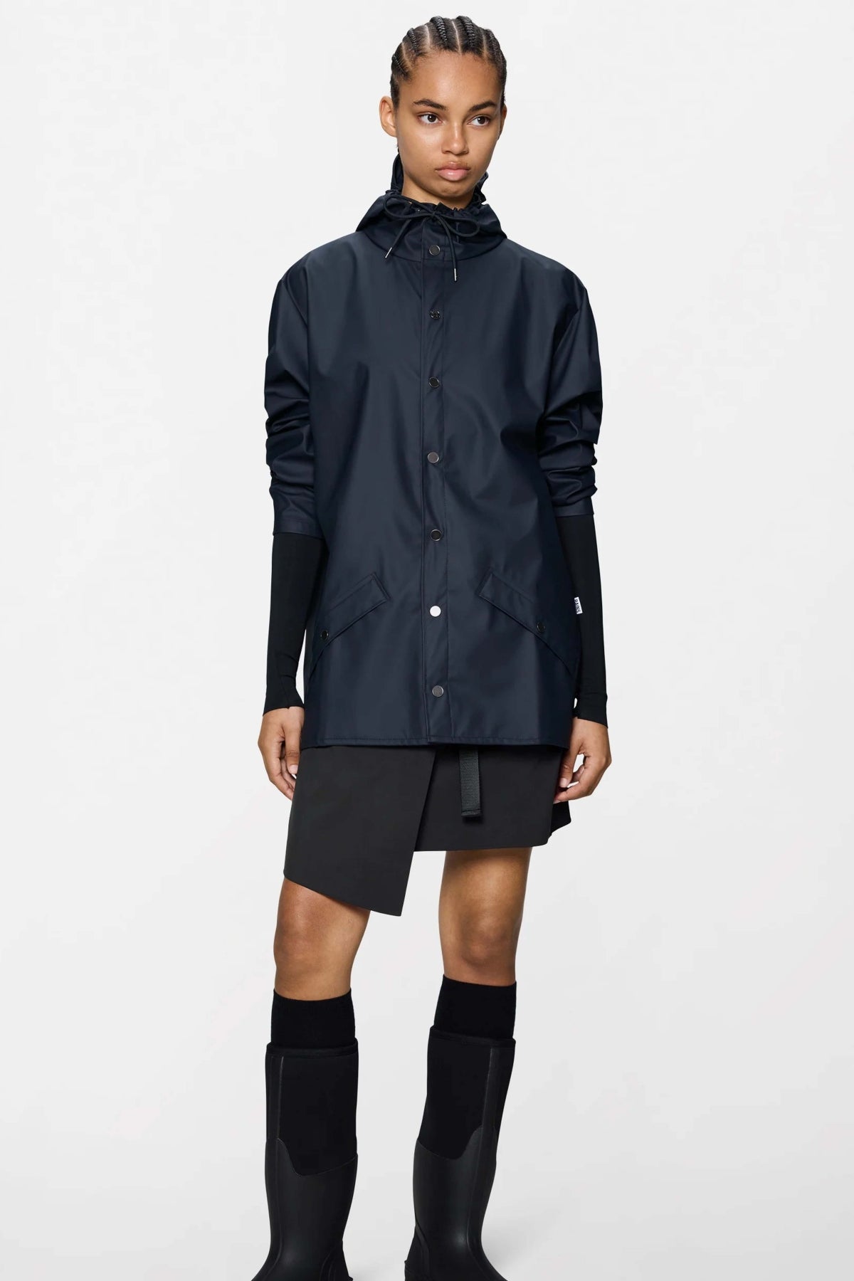 RAINS JACKET W en color AZUL  (1)