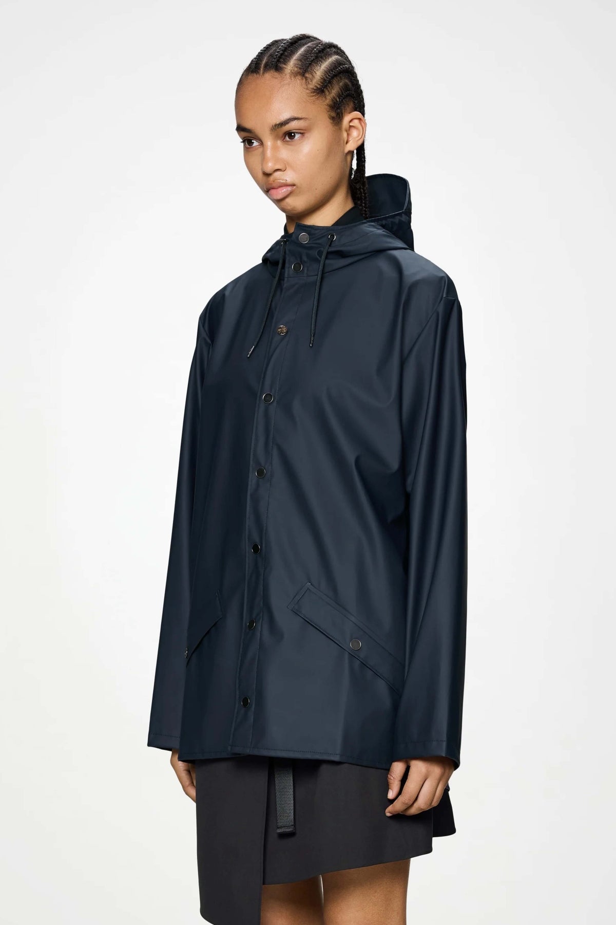 RAINS JACKET W en color AZUL  (4)