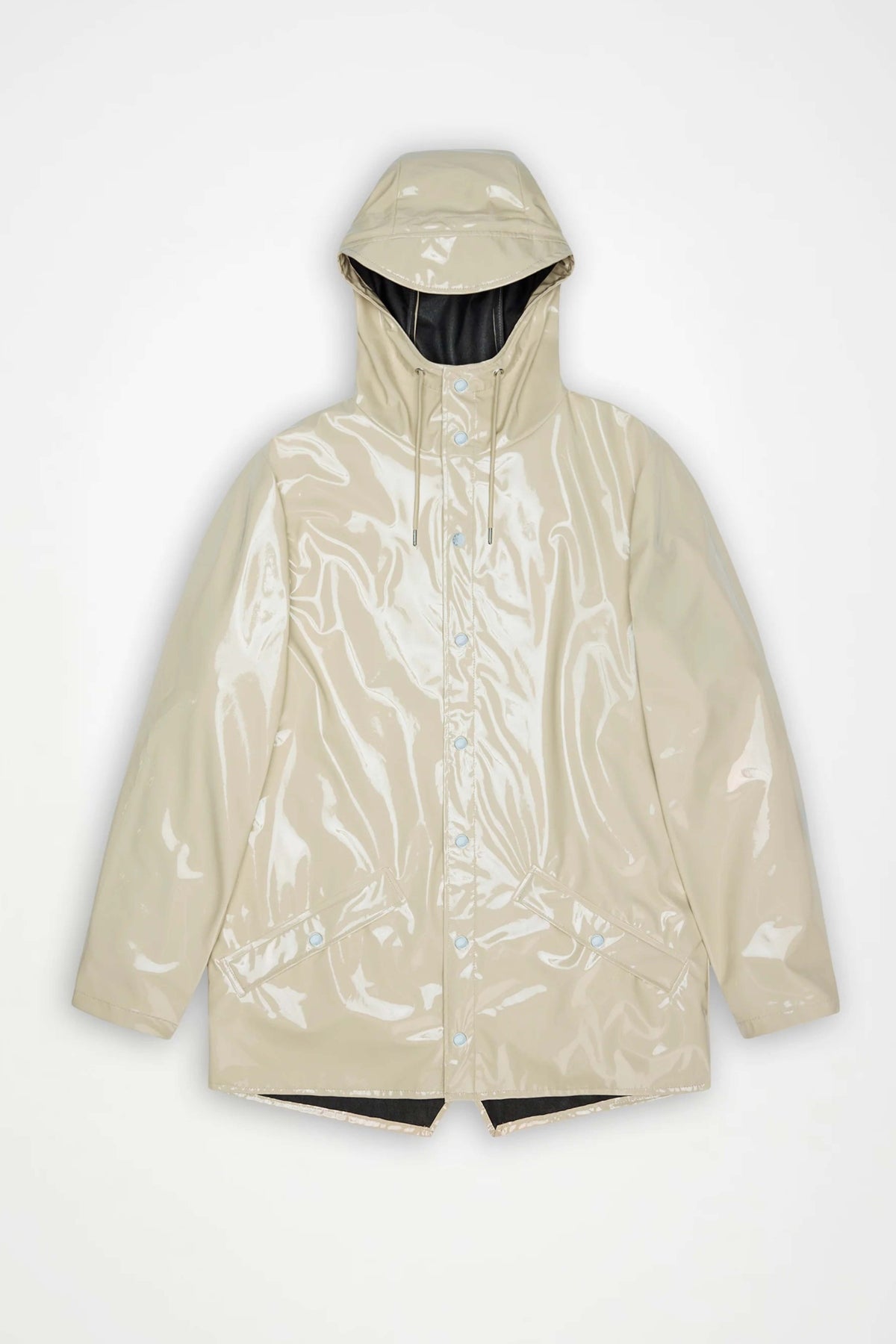 RAINS JACKET W en color MARRON CLARO  (4)