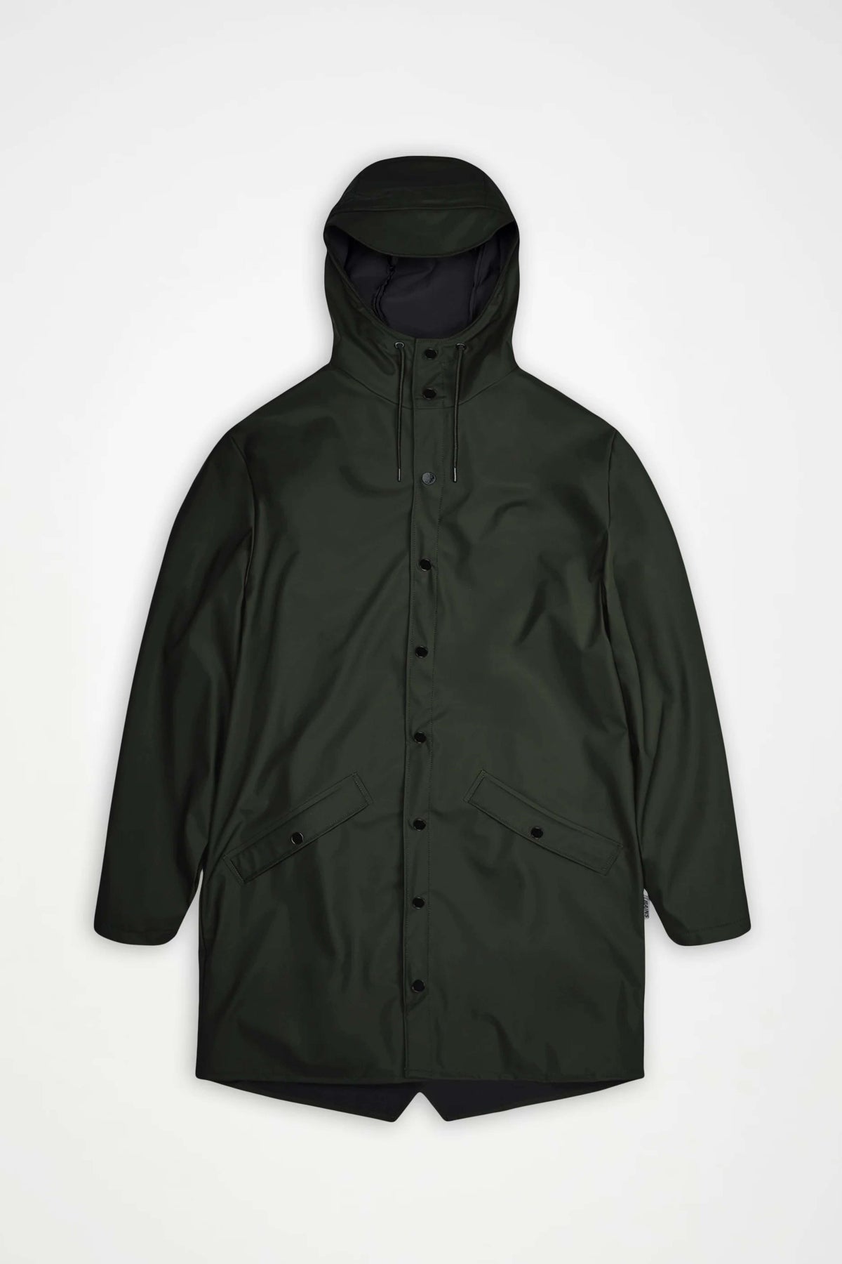 RAINS LONG JACKET W en color GRIS  (3)
