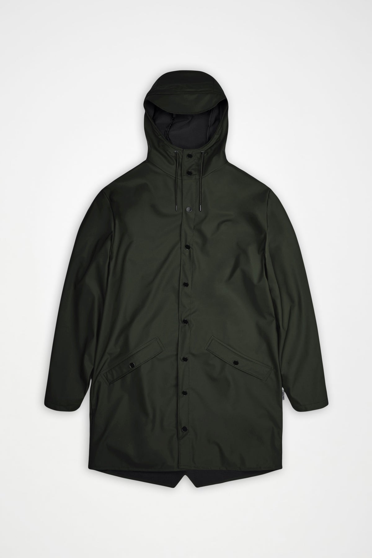 RAINS R LONG JACKET W en color AZUL  (3)