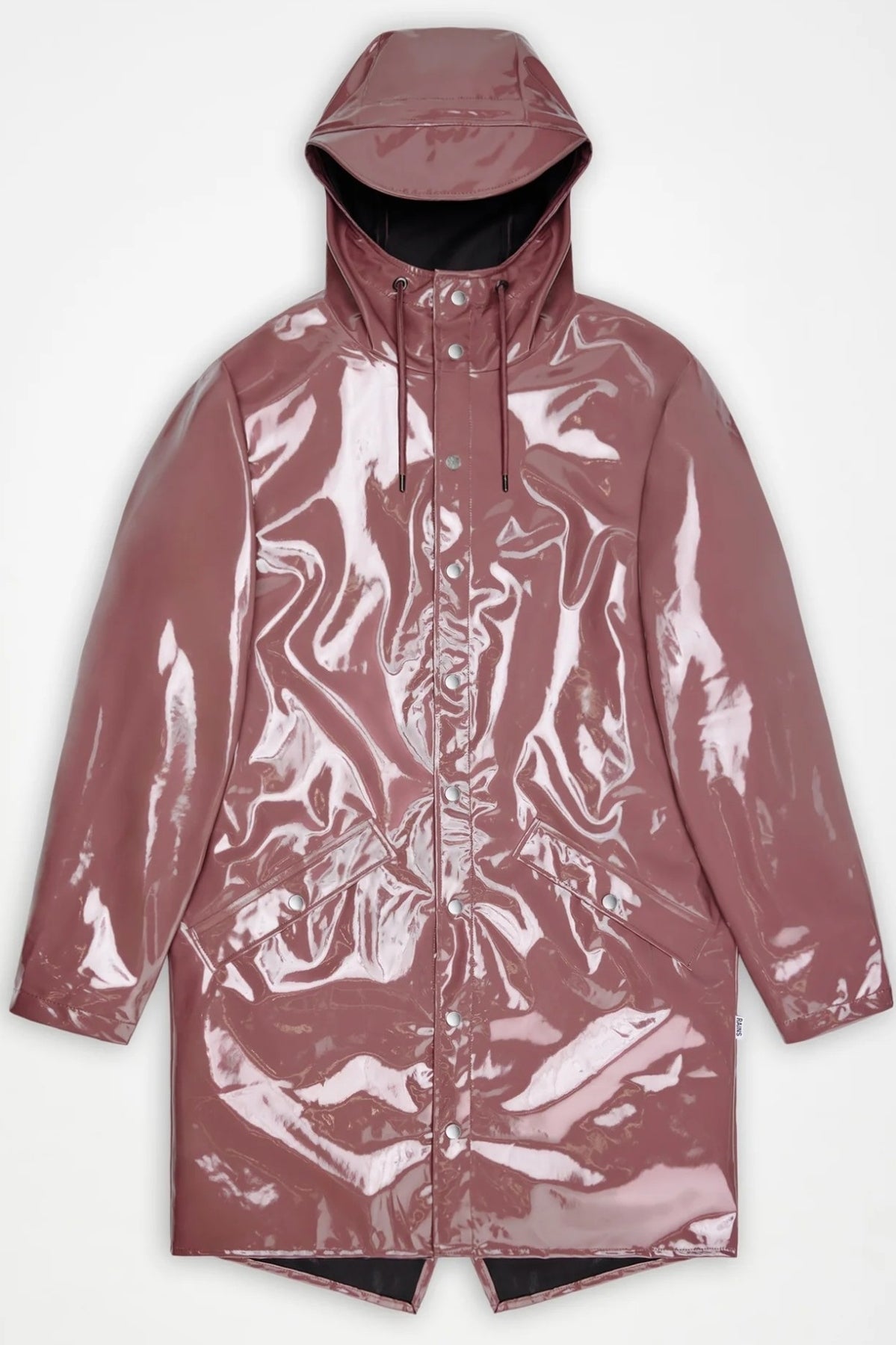 RAINS R LONG JACKET W en color ROSA  (2)