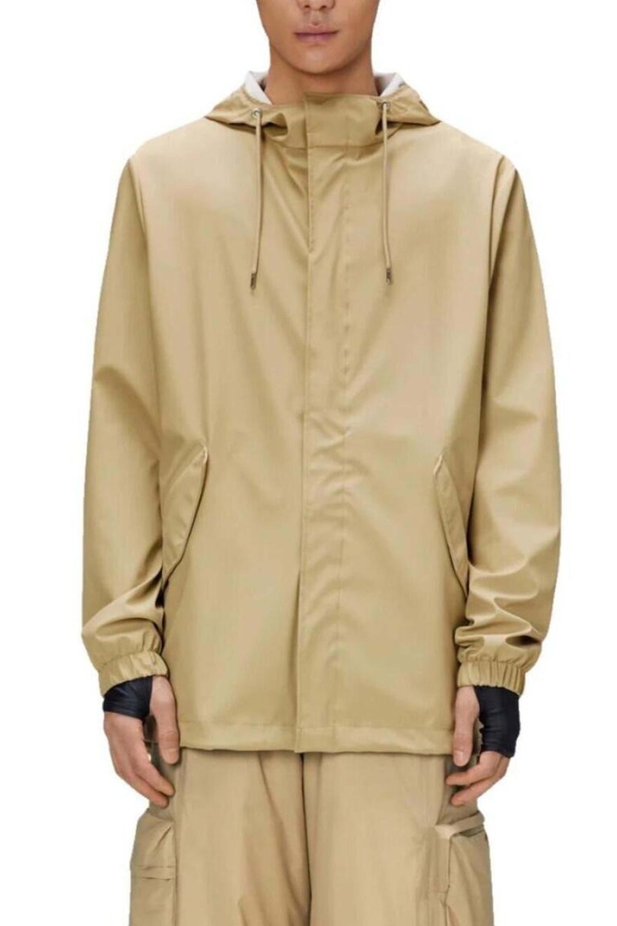 RAINS FISHTAIL JACKET W en color BEIS  (4)