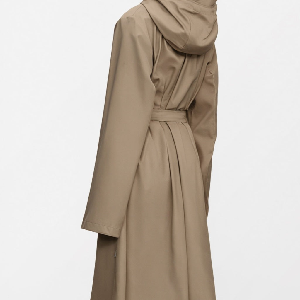 RAINS R LONGER W JACKET W en color MARRON CLARO  (5)