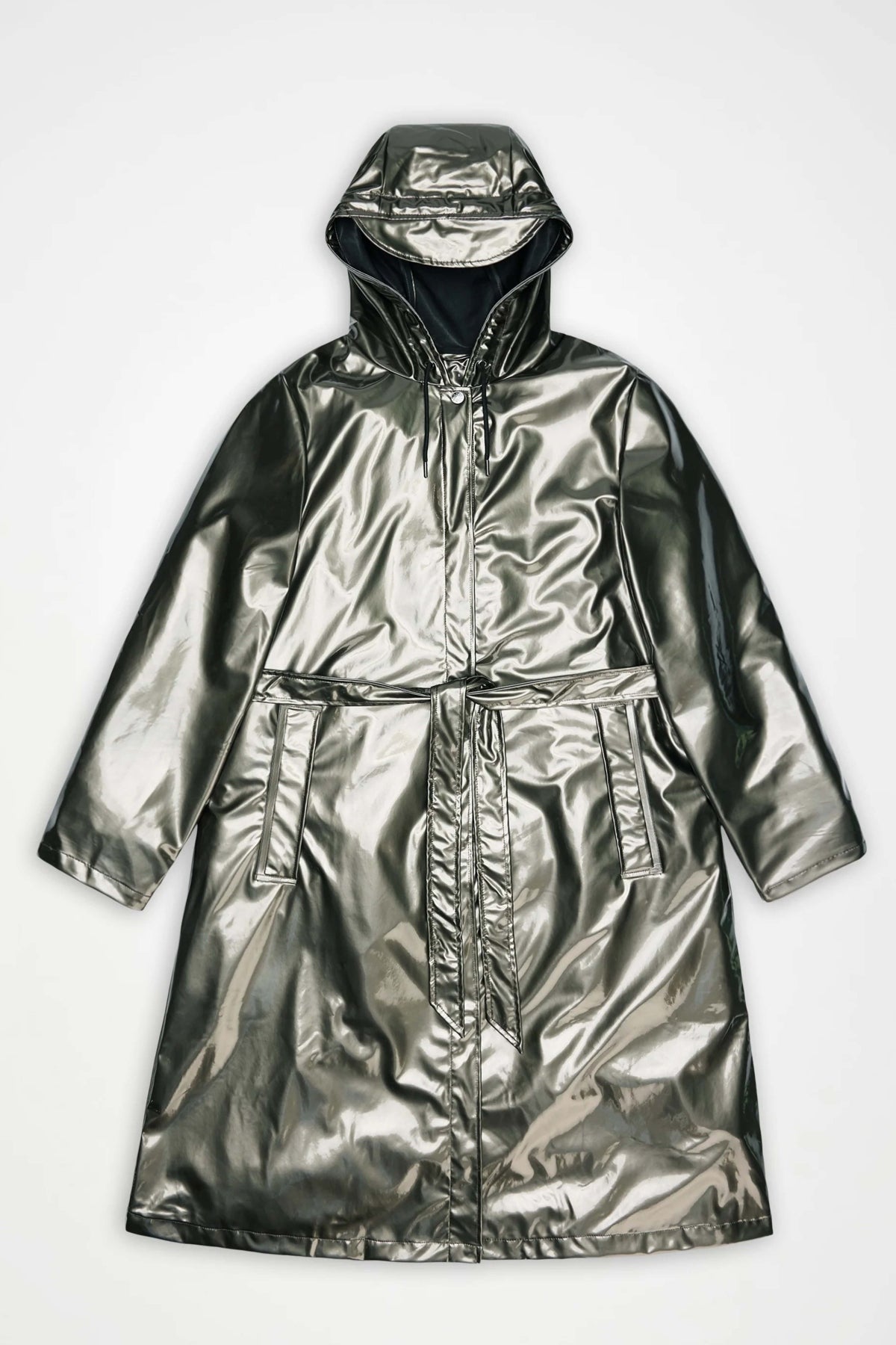 RAINS A LINE LONGER W JACKET W en color PLATA  (3)
