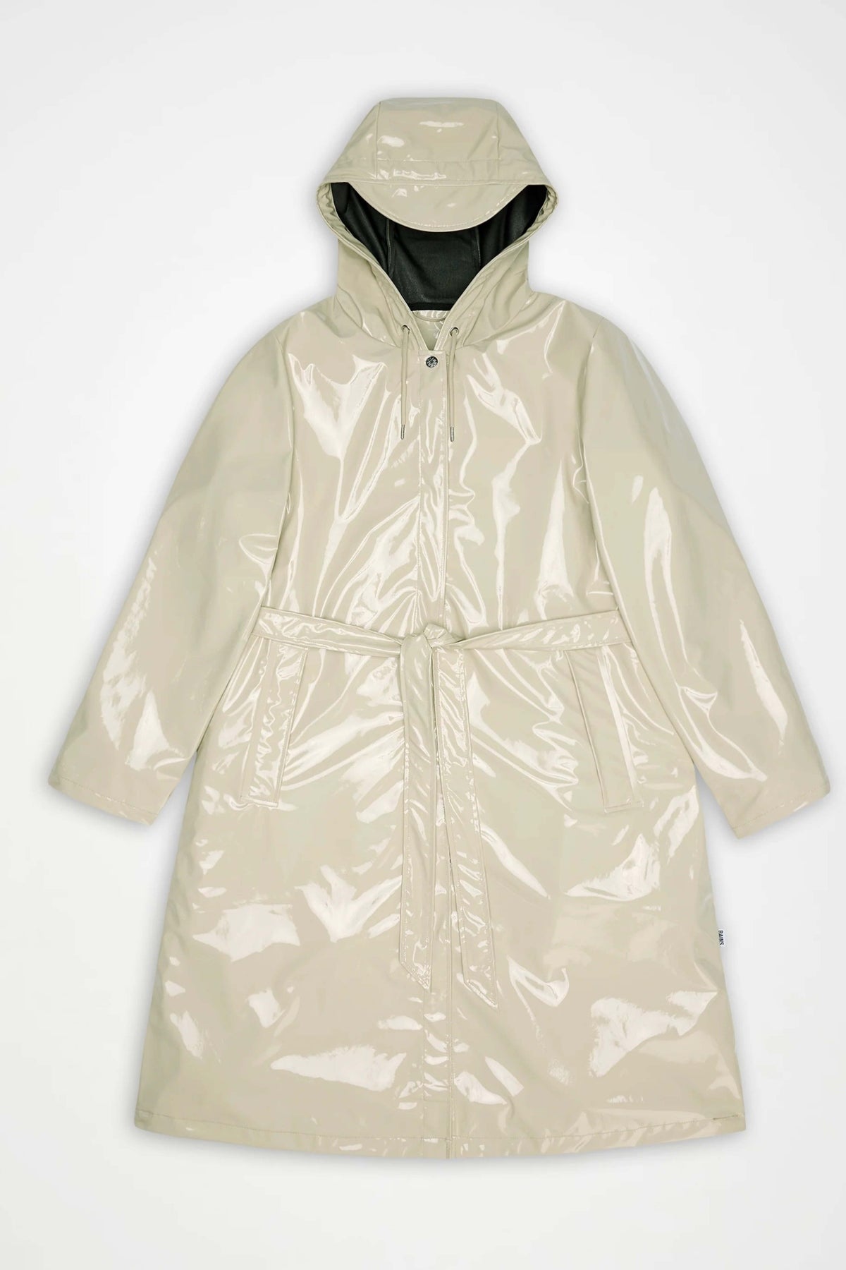 RAINS A LINE LONGER W JACKET W en color MARRON CLARO  (8)