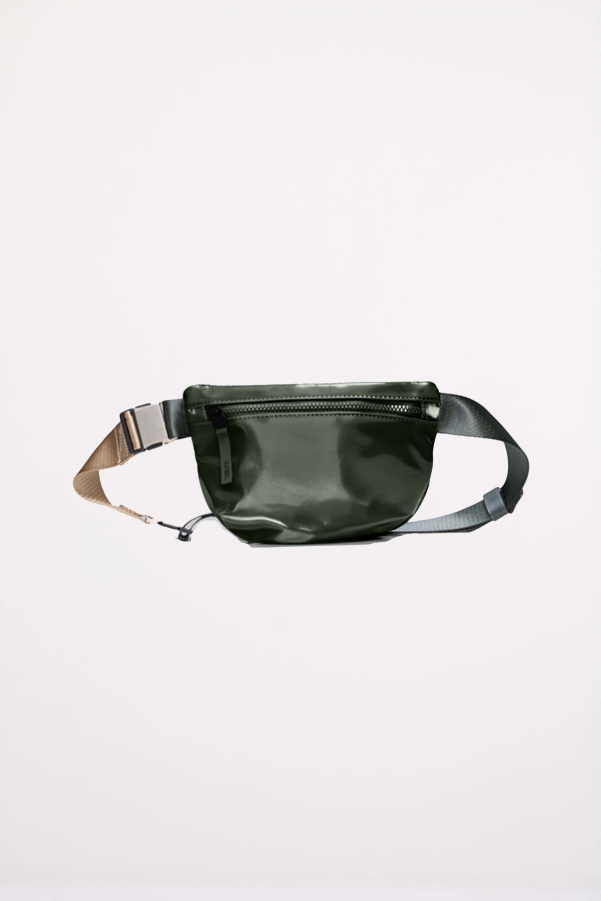 RAINS  VALERA BUM BAG MICRO  en color VERDE  (1)