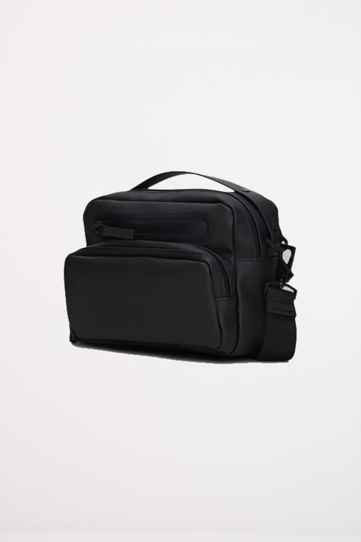 RAINS CARGO BOX BAG W en color NEGRO  (2)