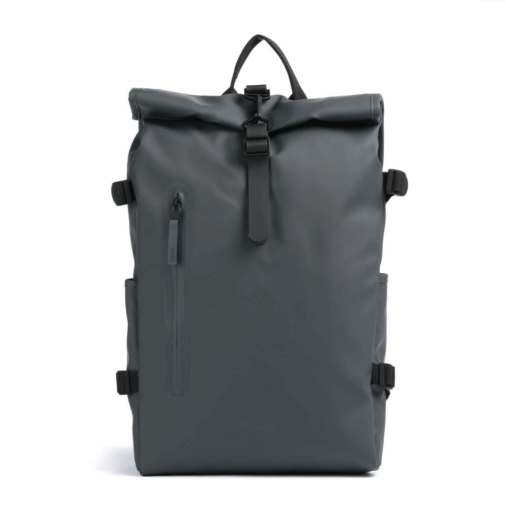 RAINS ROLLTOP RUCKSACK W en color VERDE  (4)
