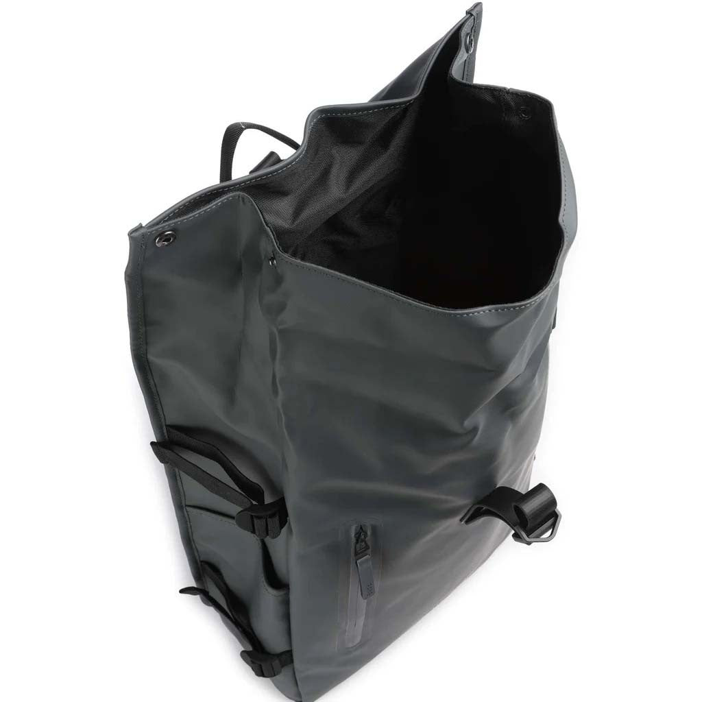 RAINS ROLLTOP RUCKSACK W en color VERDE  (5)