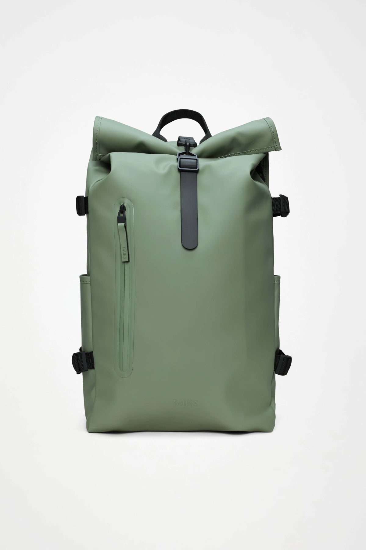 RAINS ROLLTOP RUCKSACK W en color VERDE  (1)