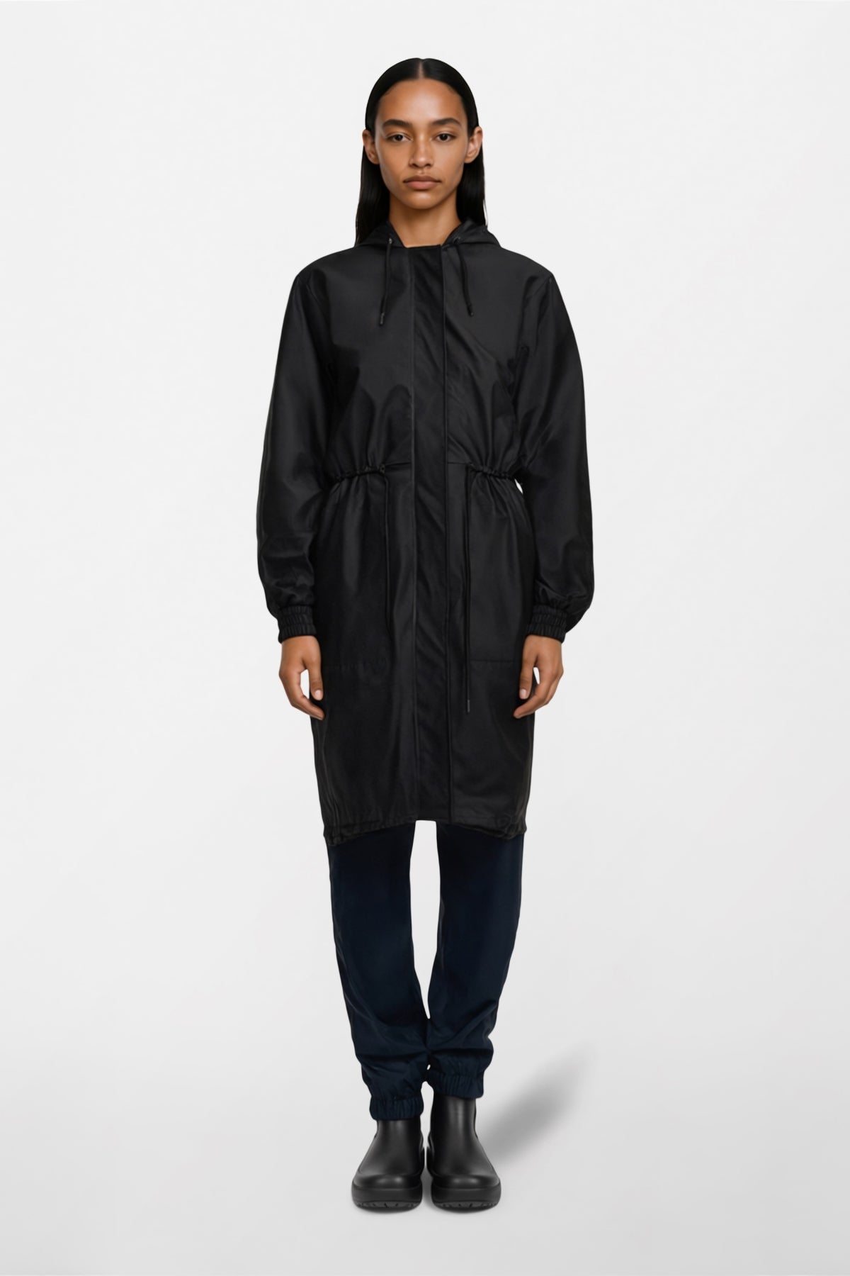 RAINS R STRING W PARKA W en color NEGRO  (1)