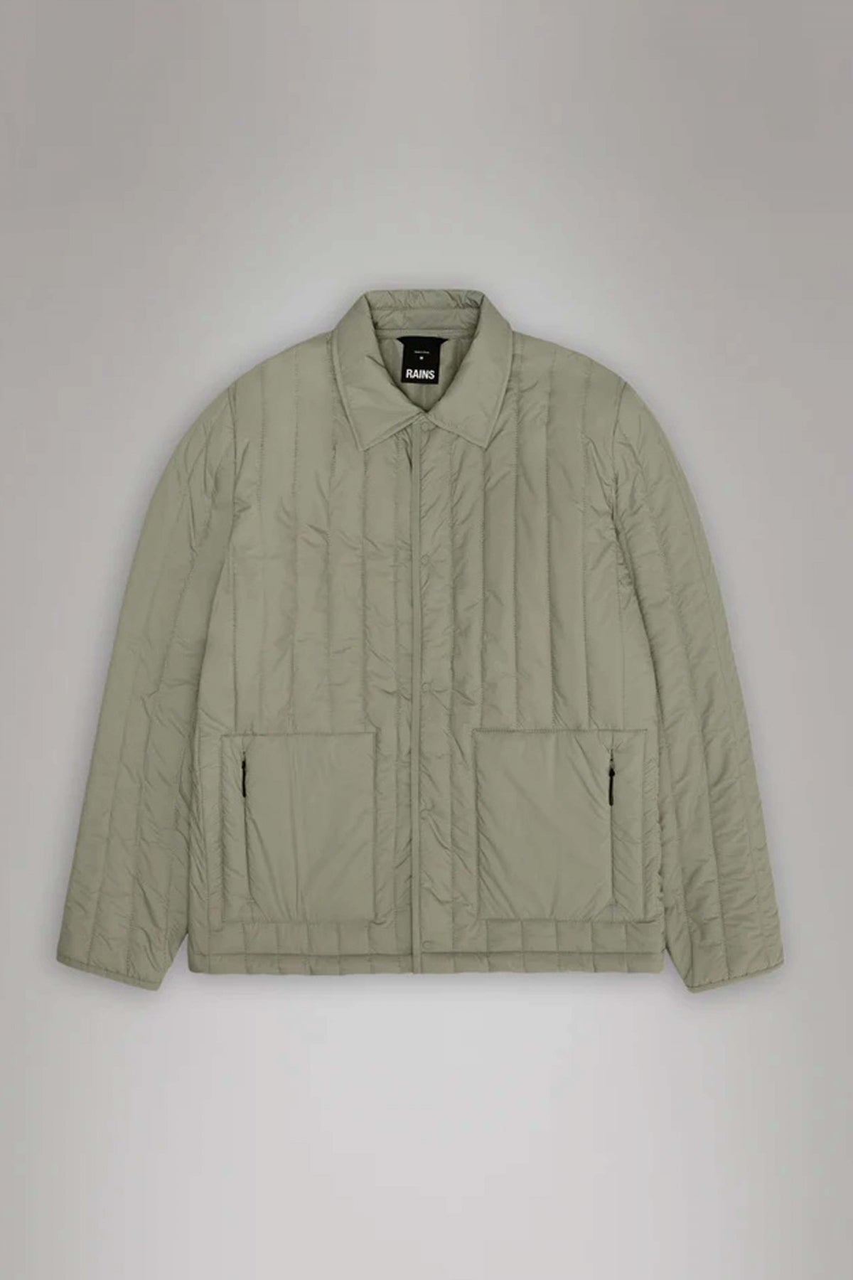 RAINS BANJA LINER OVERSHIRT T en color BEIS  (2)