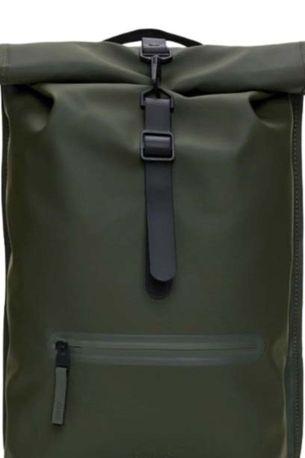RAINS  ROLLTOP RUCKSACK W en color VERDE  (3)