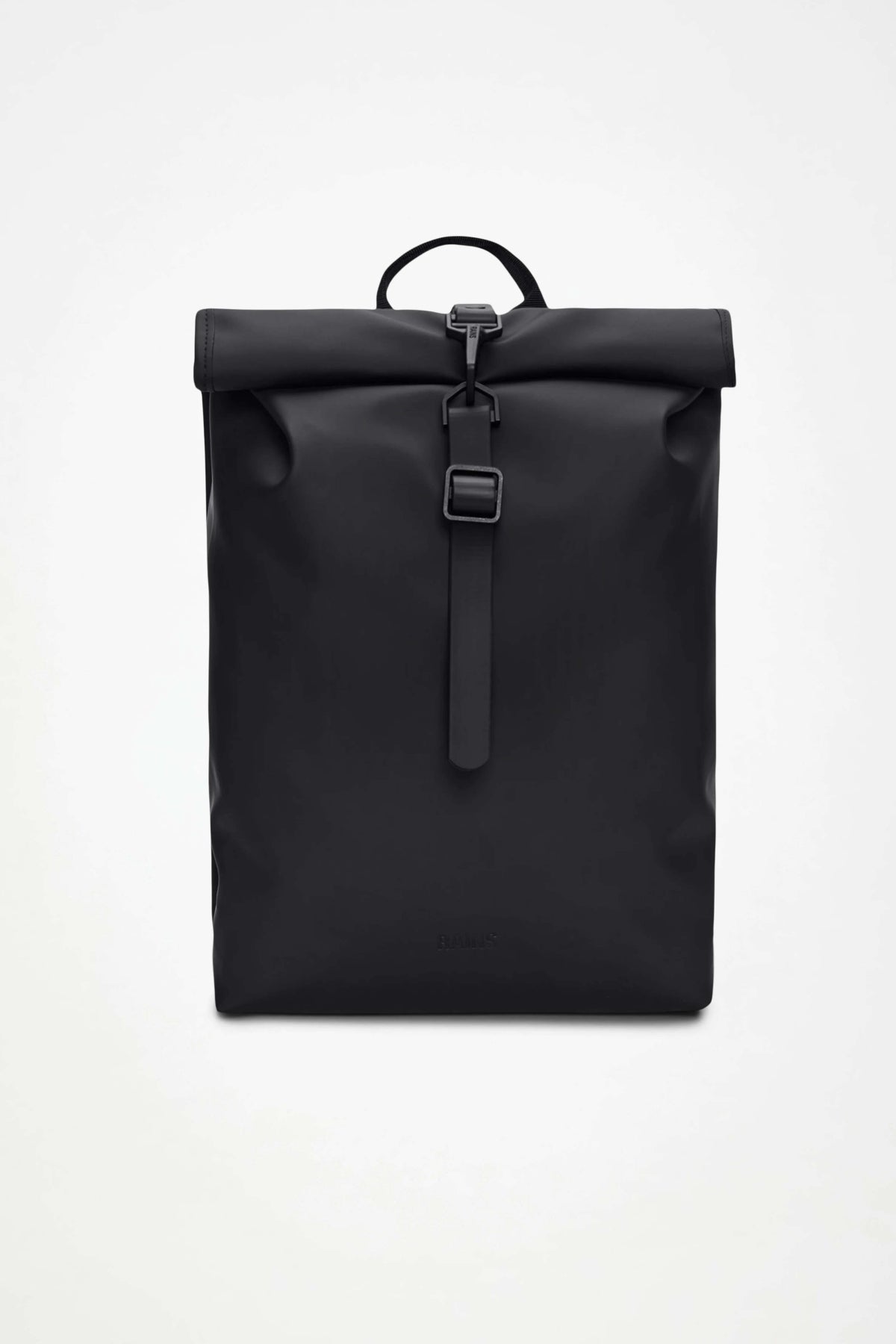 RAINS ROLLTOP RUCKSACK MINI W en color NEGRO  (1)