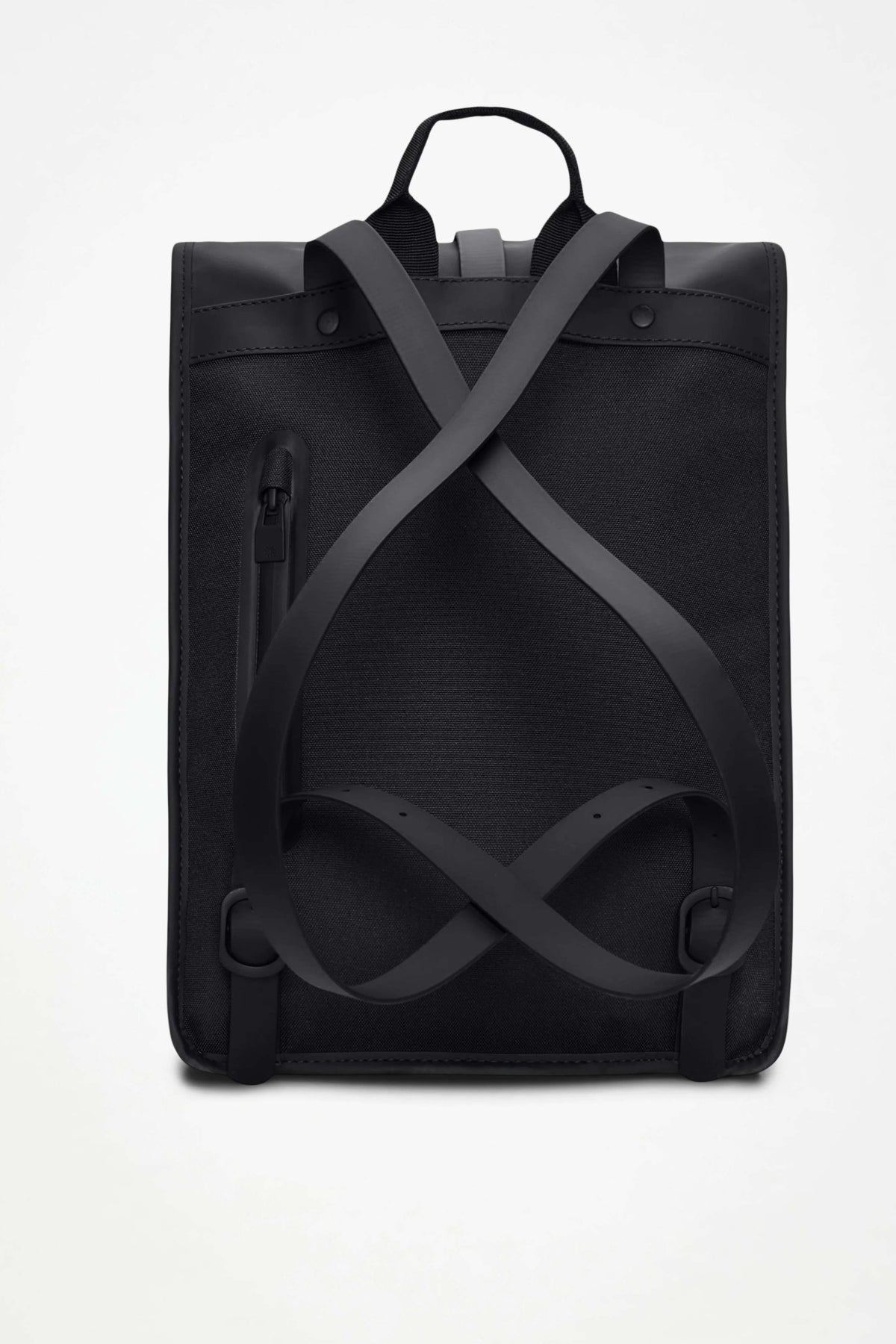 RAINS ROLLTOP RUCKSACK MINI W en color NEGRO  (5)