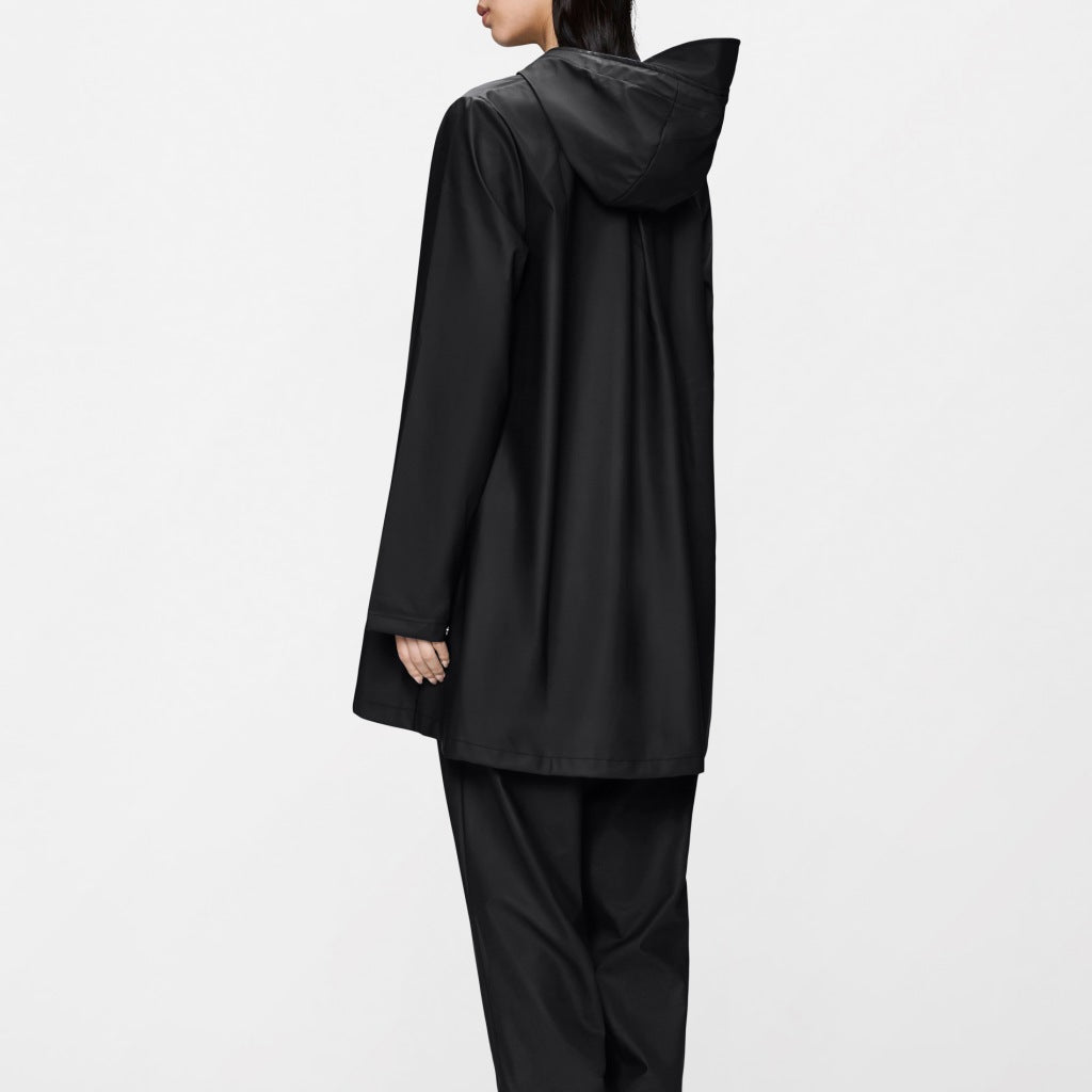 RAINS R LINE JACKET W en color NEGRO  (5)