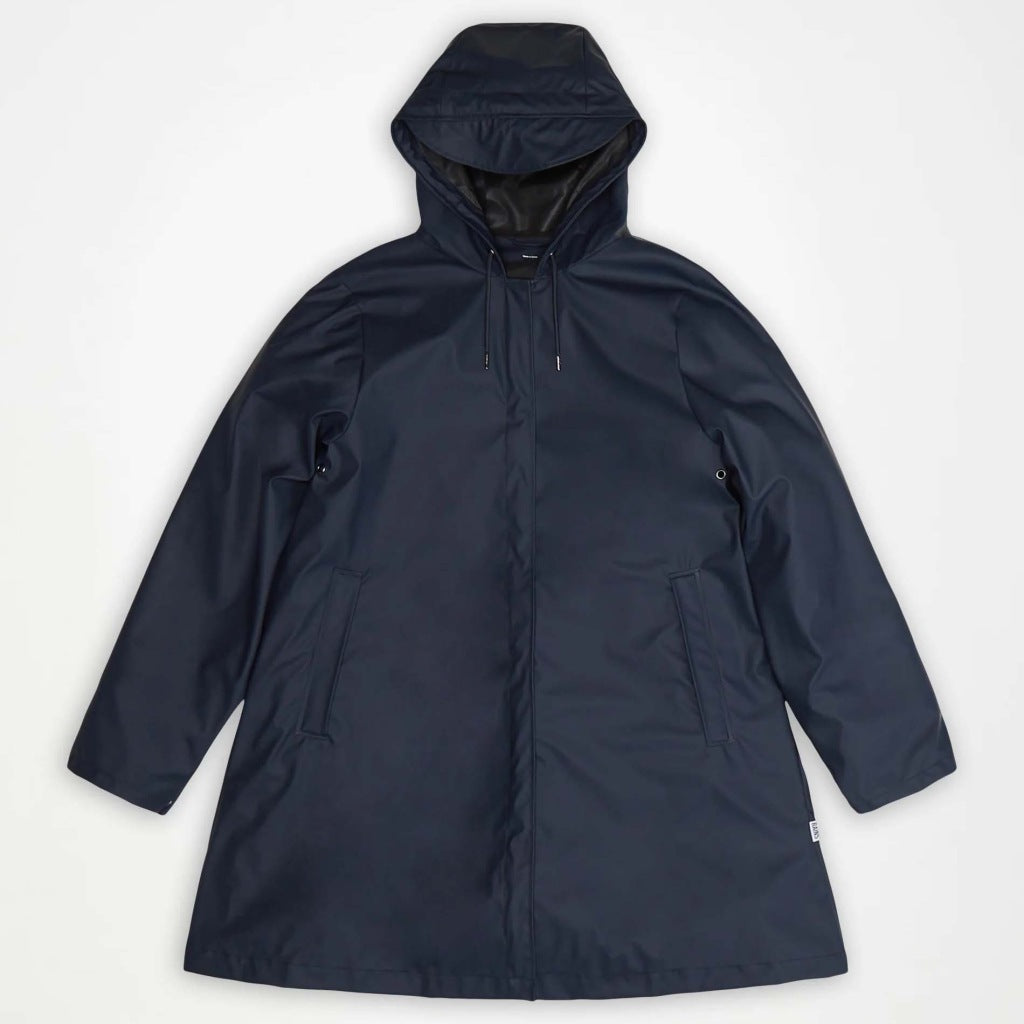 RAINS  LINE W JACKET W  en color AZUL  (4)