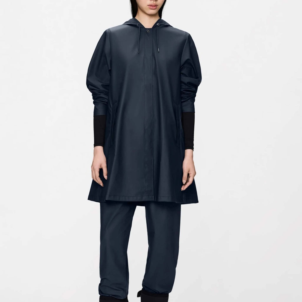 RAINS  LINE W JACKET W  en color AZUL  (6)