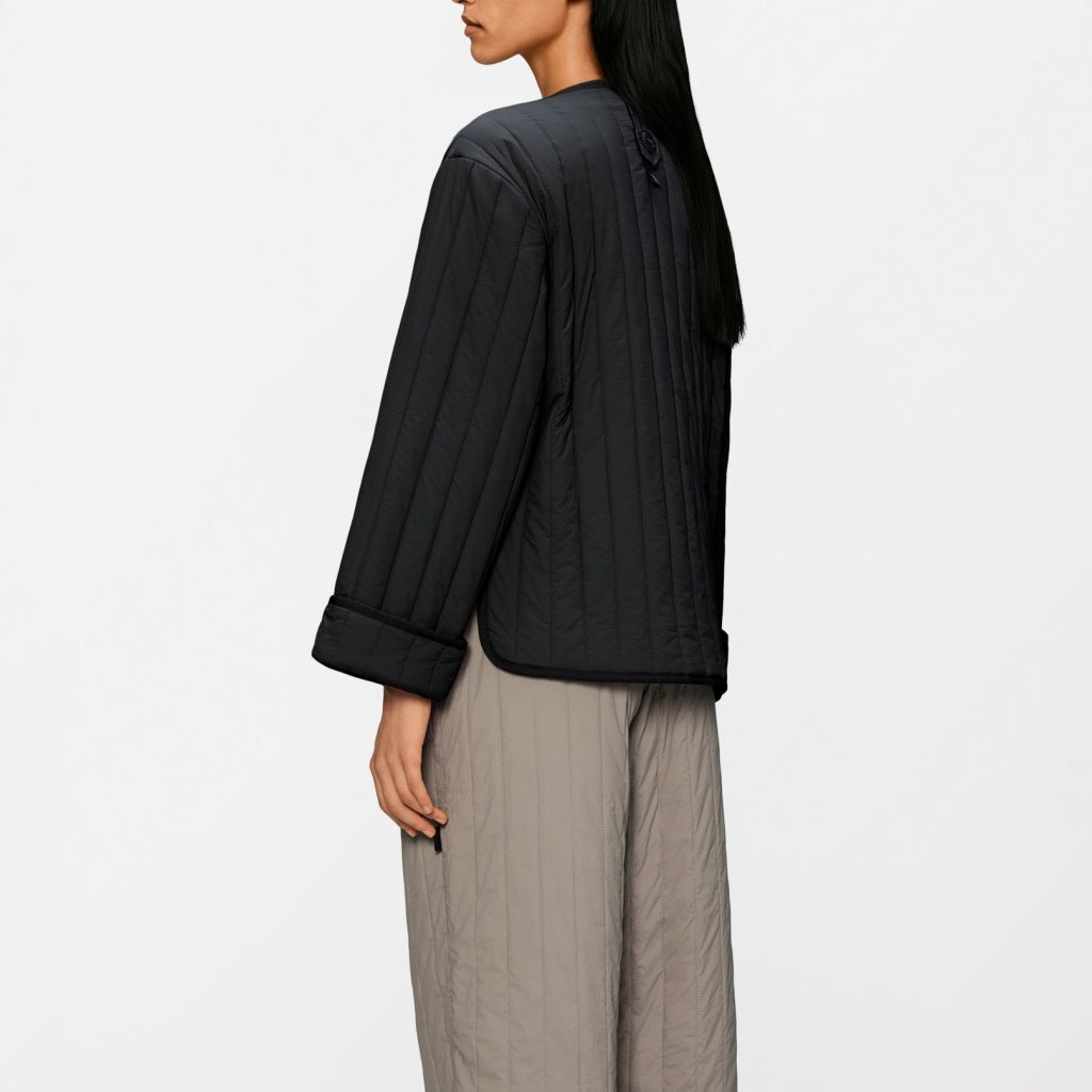RAINS R BANJA LINER JACKET T en color NEGRO  (5)
