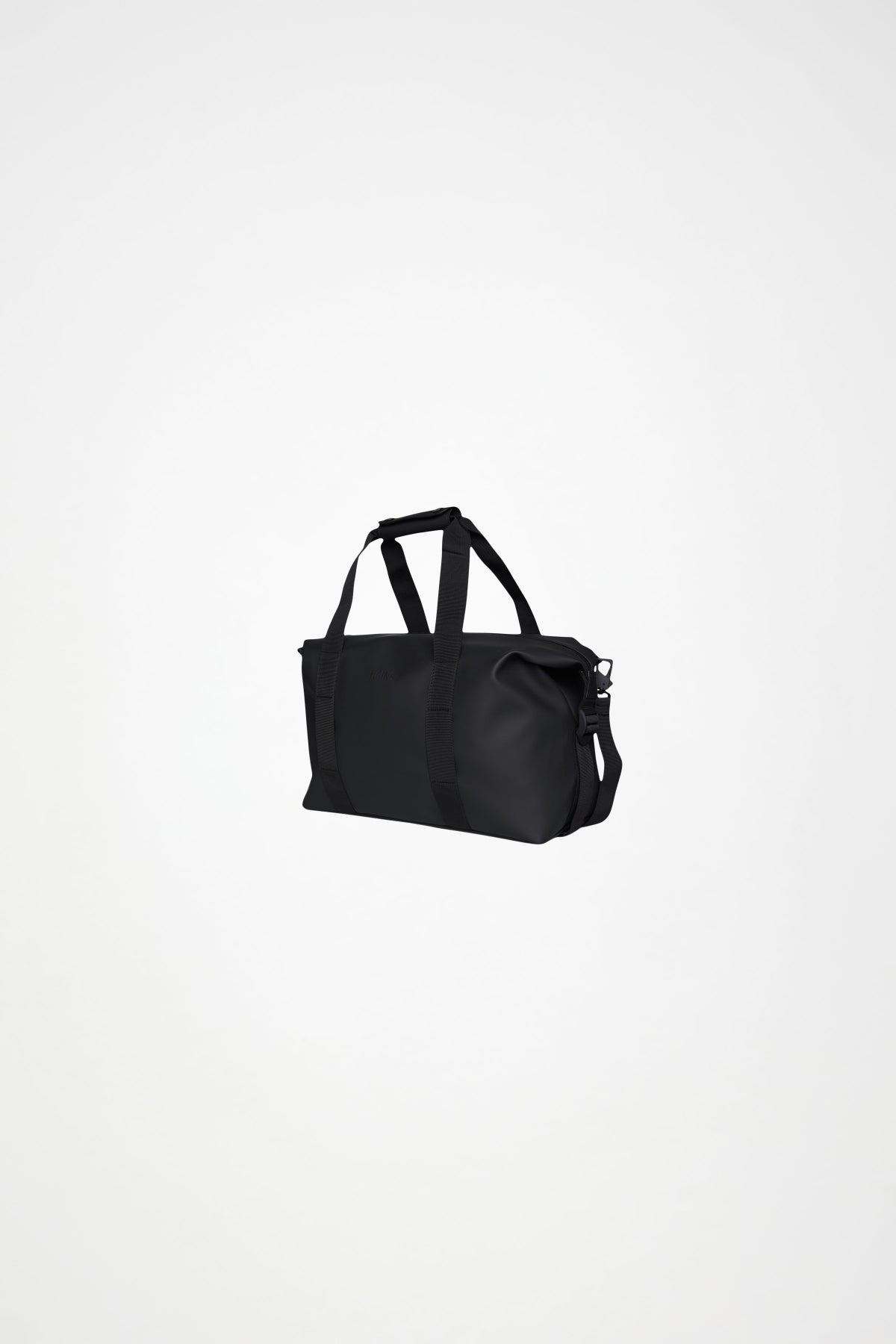 RAINS R HILO WEEKEND BAG SMALL W en color NEGRO  (2)