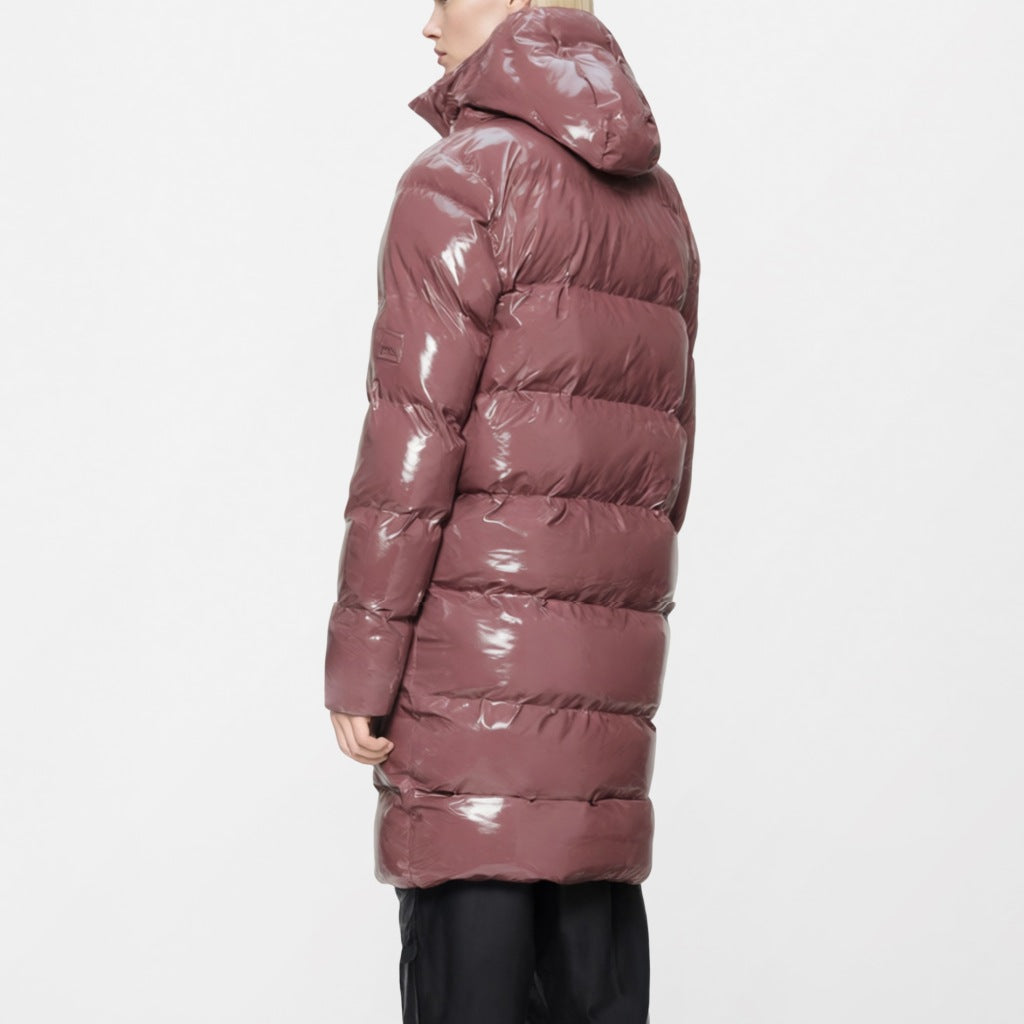 RAINS R ALTA LONGER PUFFER JACKET W en color ROSA  (6)
