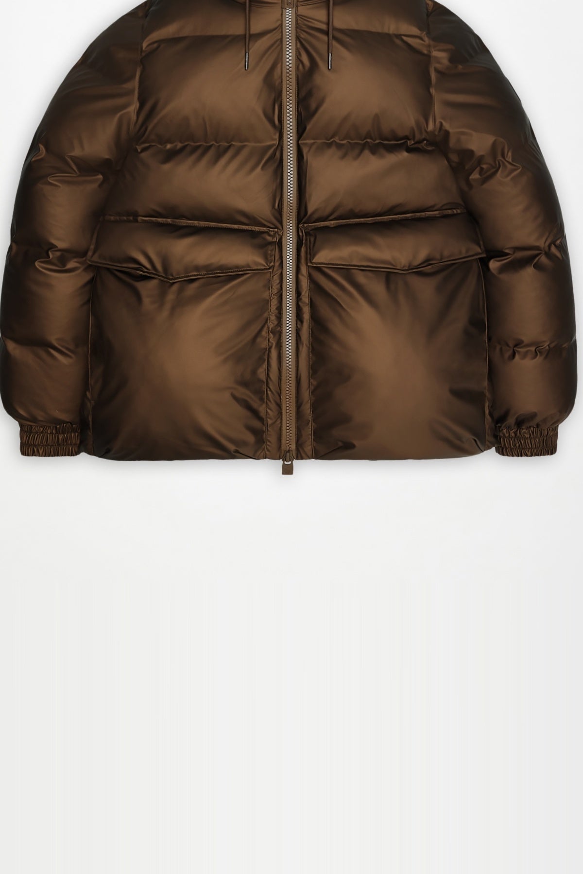 RAINS R ALTA LINE PUFFER JACKET WT en color BRONCE  (2)