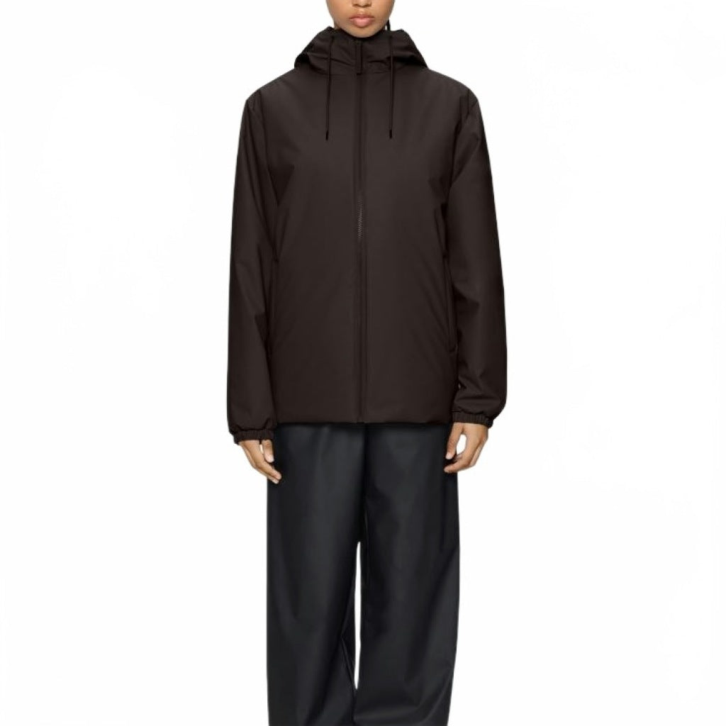 RAINS R LOHJA INSULATED JACKET en color MARRON  (6)