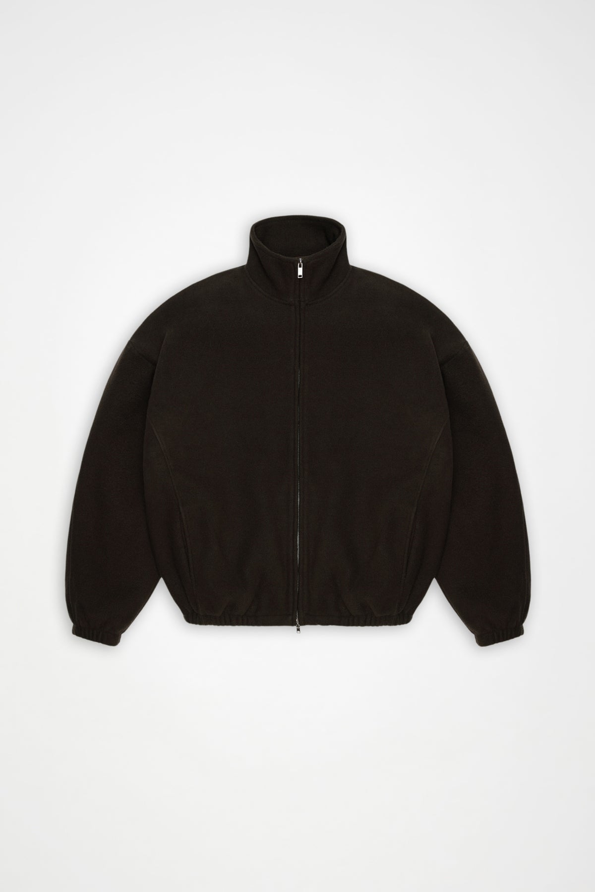RAINS R FLEECE ZIP JACKET en color NEGRO  (3)