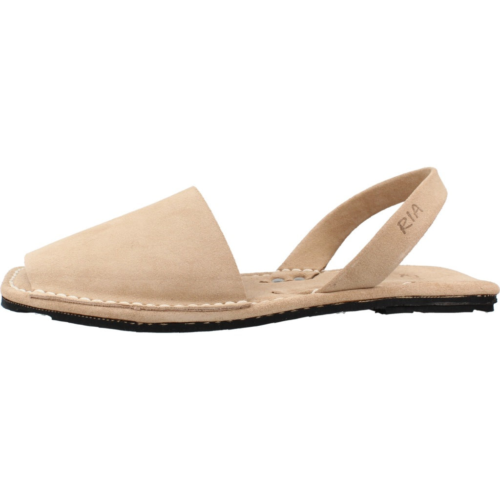 RIA MENORCA M CAB SANDALIA ANTE CALF en color MARRON CLARO  (2)